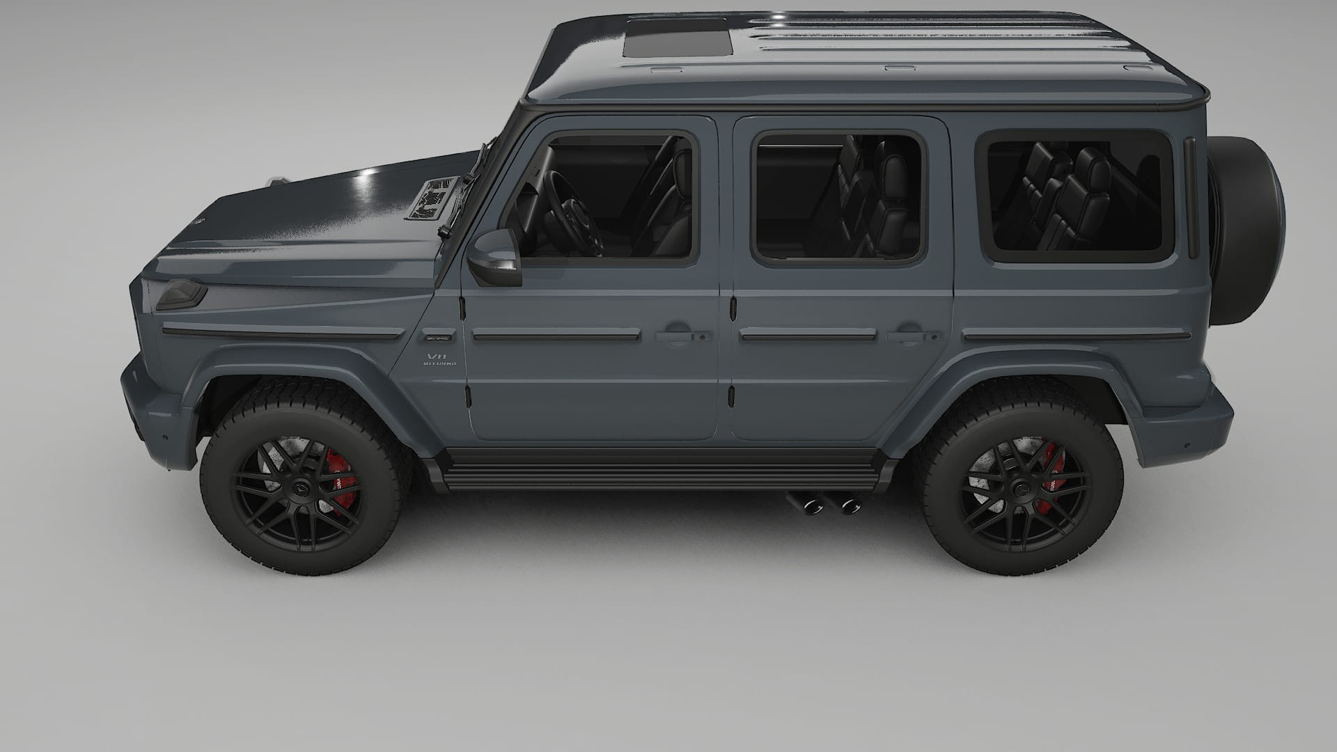 Mercedes G63 AMG W463A TPU Paint Protection Film | GRANITE Color Change PPF Full Pre-Cut Kit