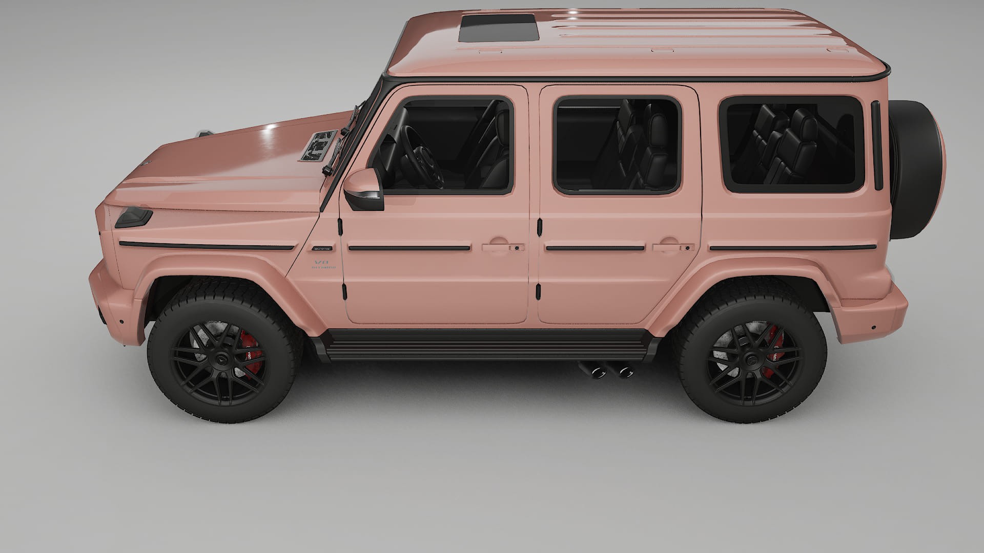 Mercedes G63 AMG W463A TPU Paint Protection Film | BLUSH Color Change PPF Full Pre-Cut Kit