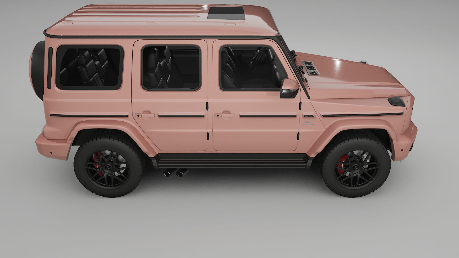 Mercedes G63 AMG W463A TPU Paint Protection Film | BLUSH Color Change PPF Full Pre-Cut Kit