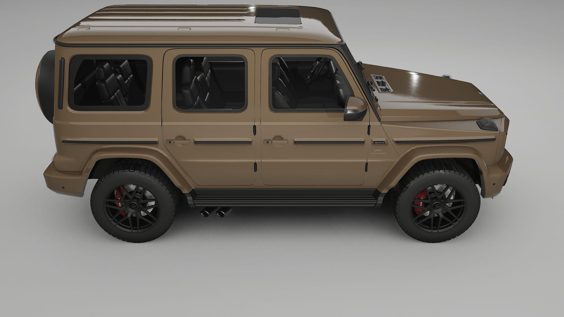 Mercedes G63 AMG W463A TPU Paint Protection Film | SAHARA Color Change PPF Full Pre-Cut Kit
