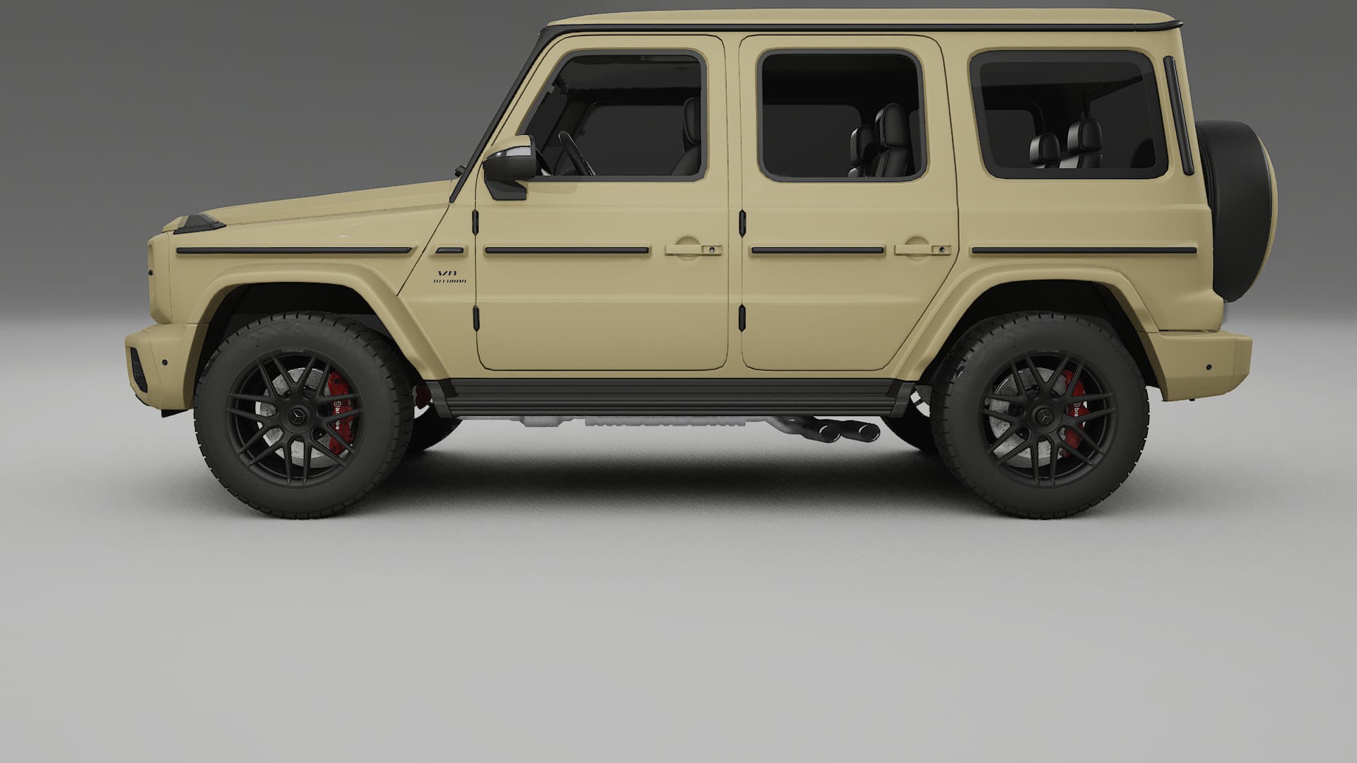 Mercedes G63 AMG W463A TPU Paint Protection Film | SAND Color Change PPF Full Pre-Cut Kit