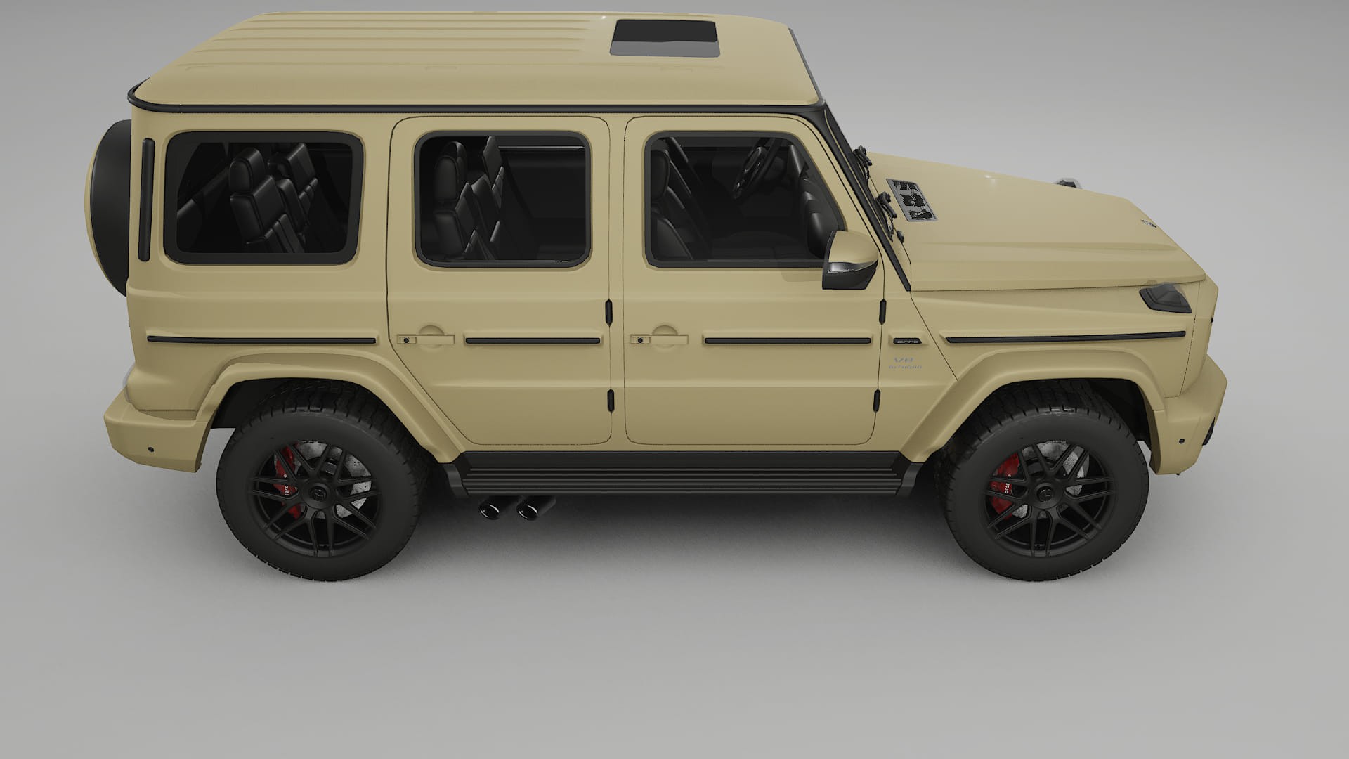 Mercedes G63 AMG W463A TPU Paint Protection Film | SAND Color Change PPF Full Pre-Cut Kit