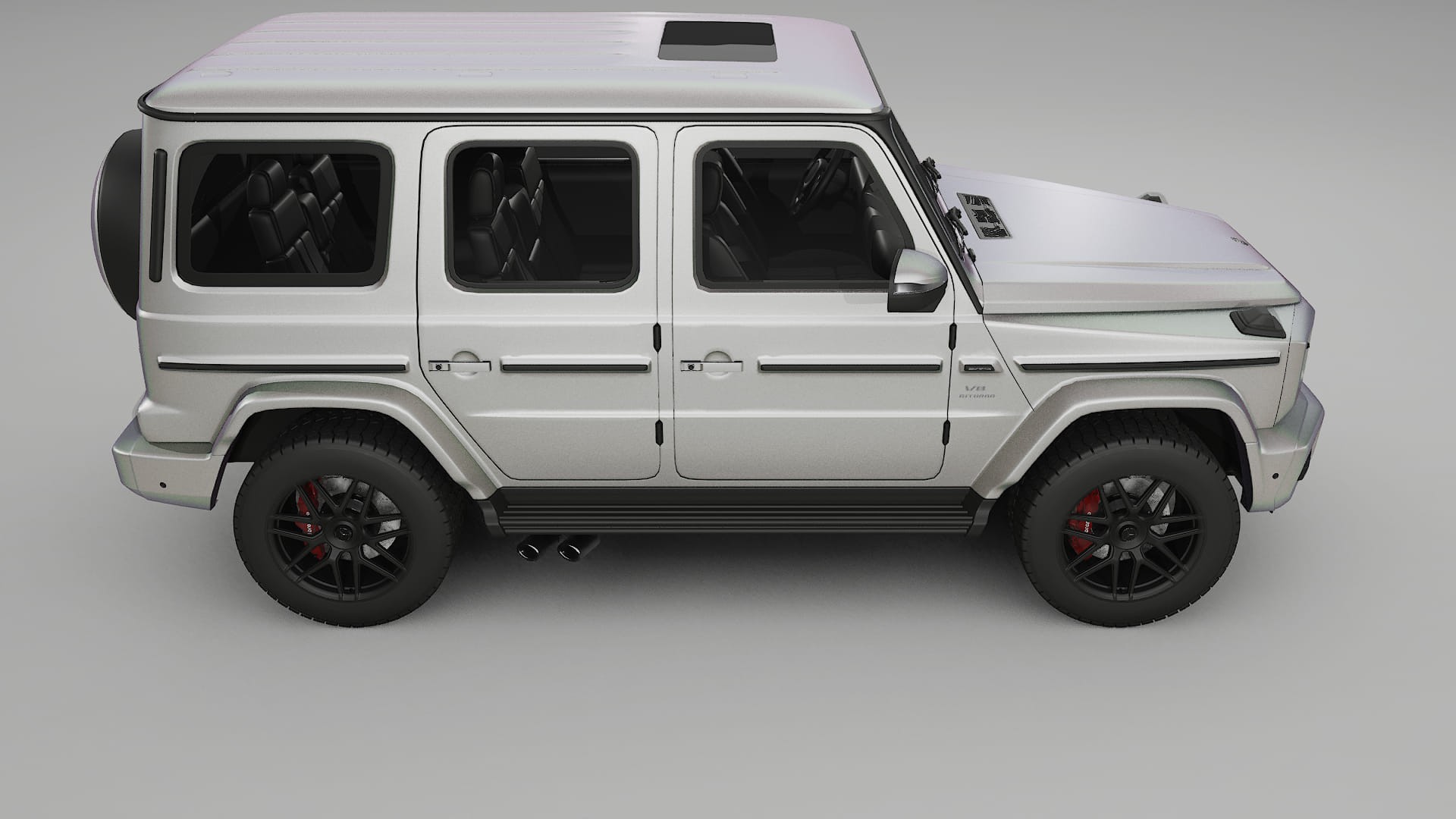 Mercedes G63 AMG W463A TPU Paint Protection Film | NEBULA Color Change PPF Full Pre-Cut Kit