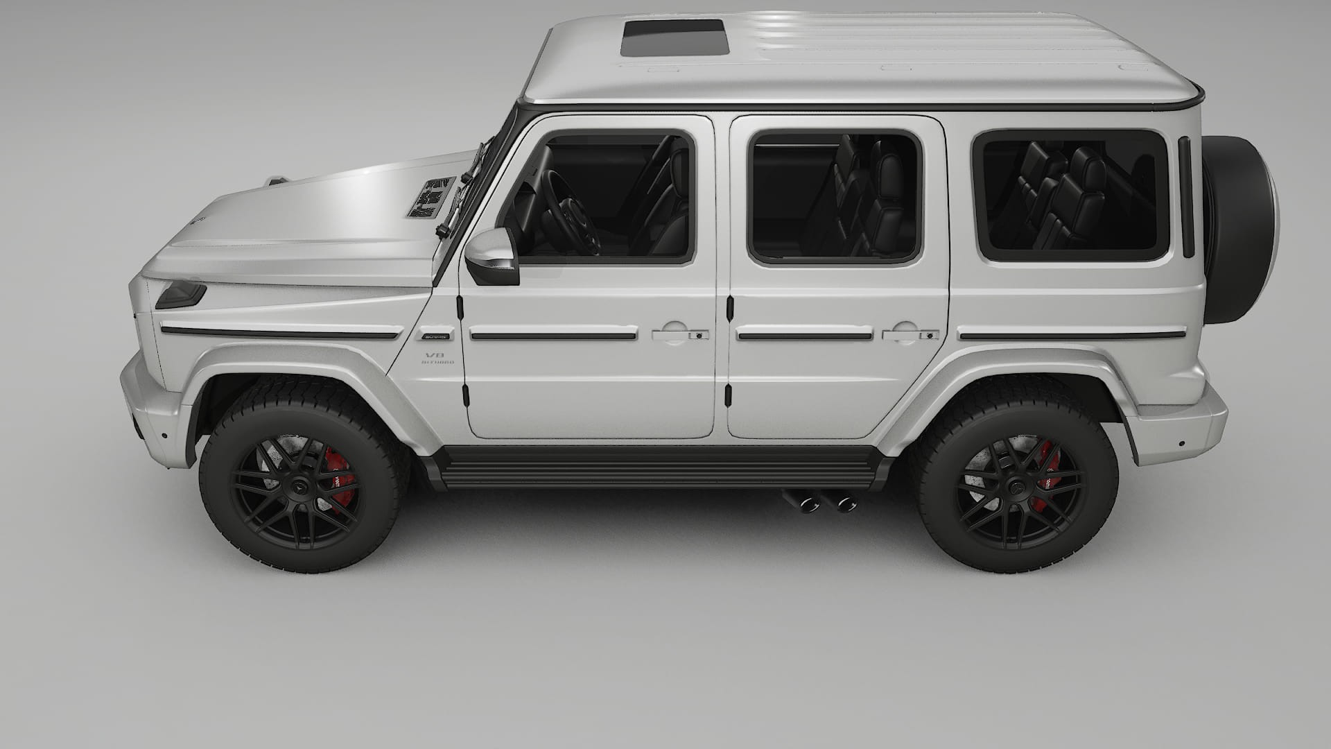Mercedes G63 AMG W463A TPU Paint Protection Film | OPAL Color Change PPF Full Pre-Cut Kit