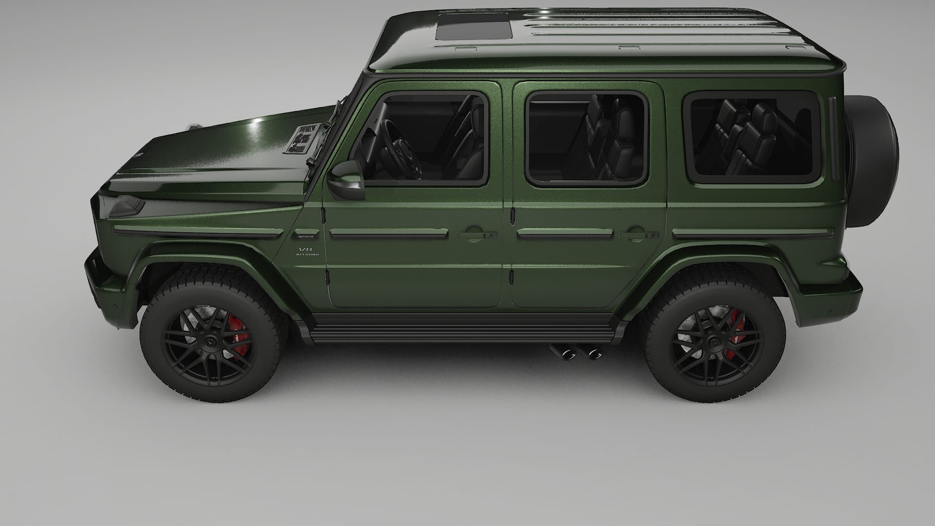 Mercedes G63 AMG W463A TPU Paint Protection Film | LAGOON Color Change PPF Full Pre-Cut Kit