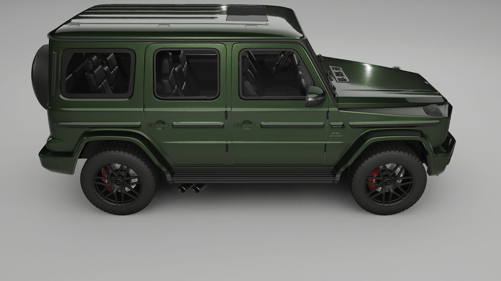 Mercedes G63 AMG W463A TPU Paint Protection Film | LAGOON Color Change PPF Full Pre-Cut Kit