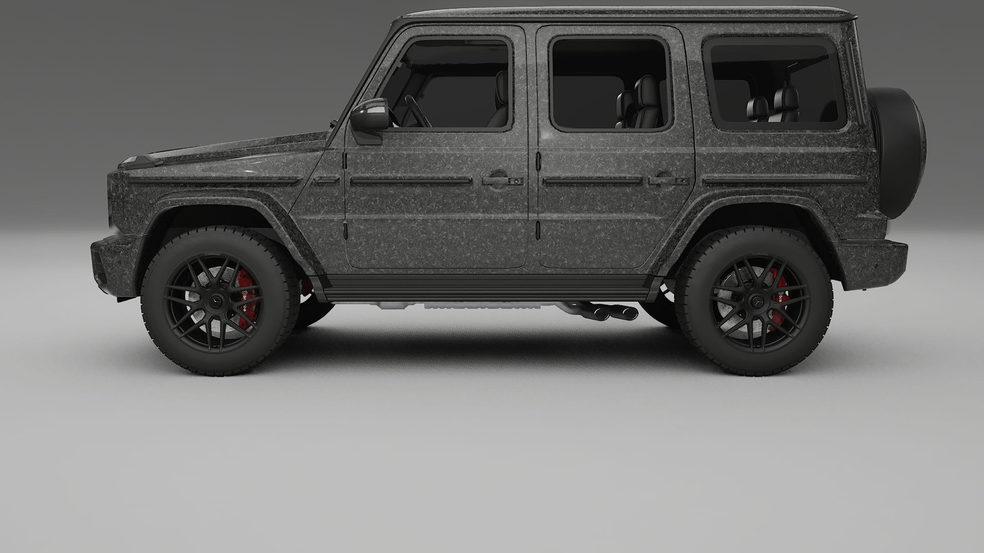 Mercedes G63 AMG W463A TPU Paint Protection Film | FORGED S Color Change PPF Full Pre-Cut Kit