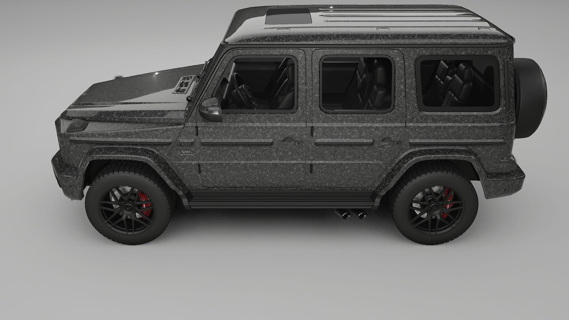 Mercedes G63 AMG W463A TPU Paint Protection Film | FORGED S Color Change PPF Full Pre-Cut Kit