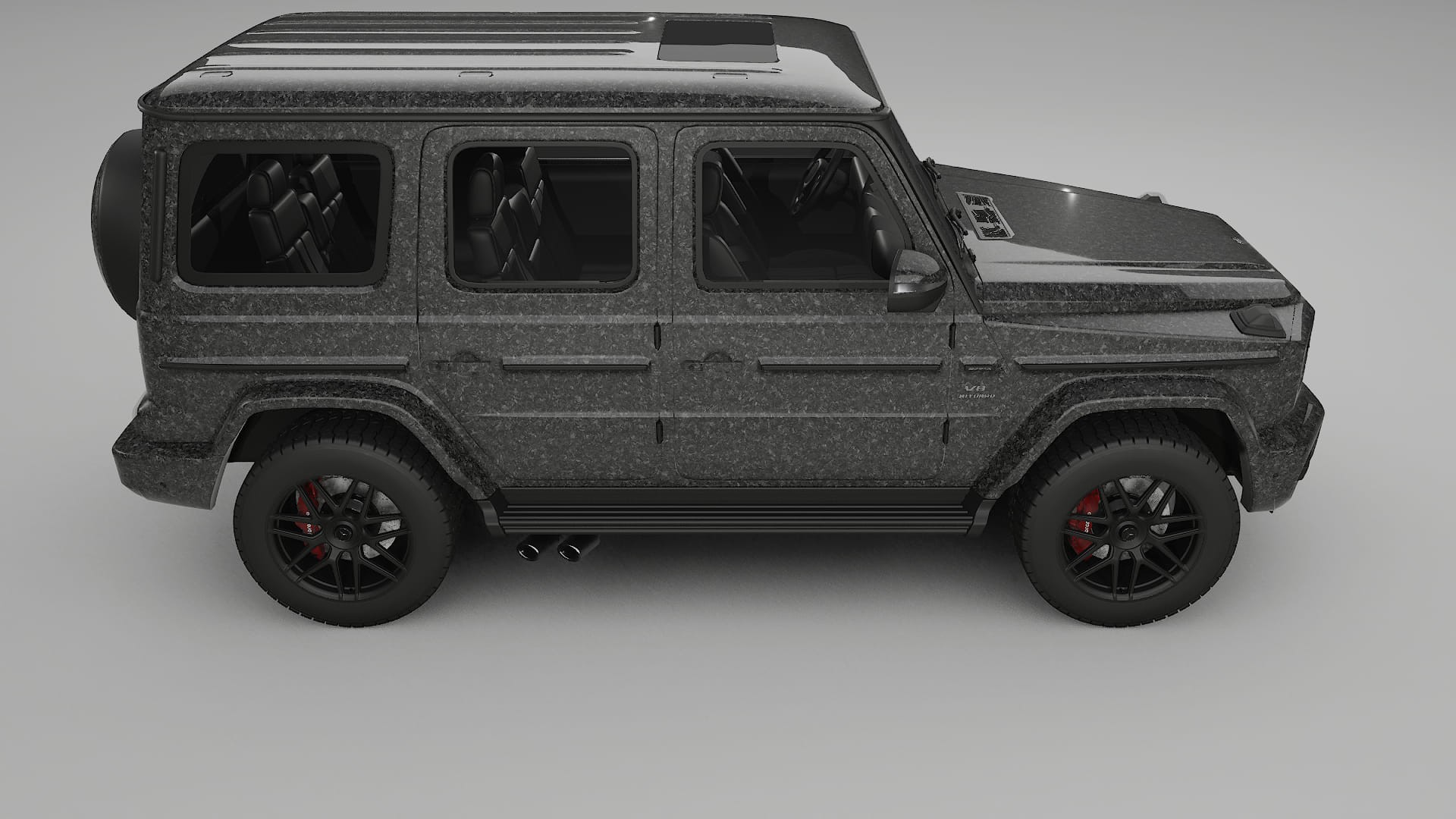 Mercedes G63 AMG W463A TPU Paint Protection Film | FORGED S Color Change PPF Full Pre-Cut Kit