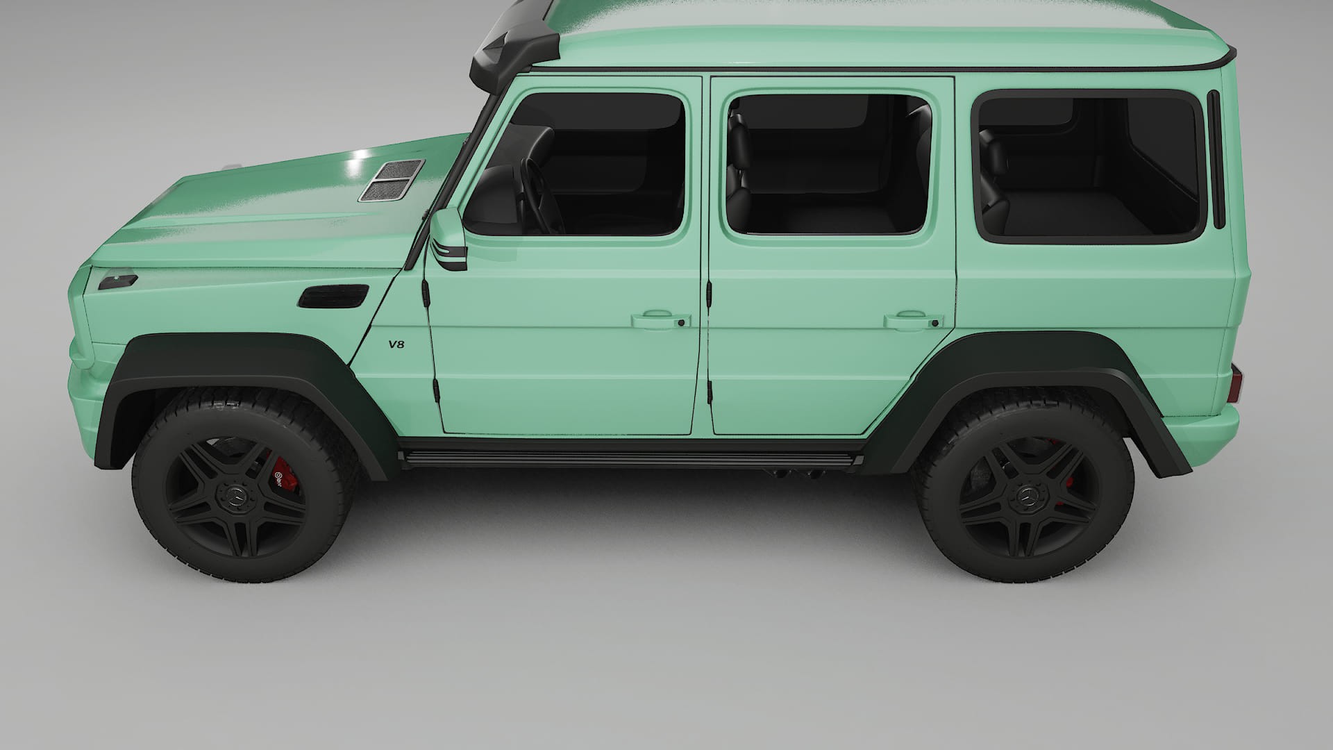 Mercedes G-class 4x4 W463 TPU Paint Protection Film | DUSTY Color Change PPF Full Pre-Cut Kit