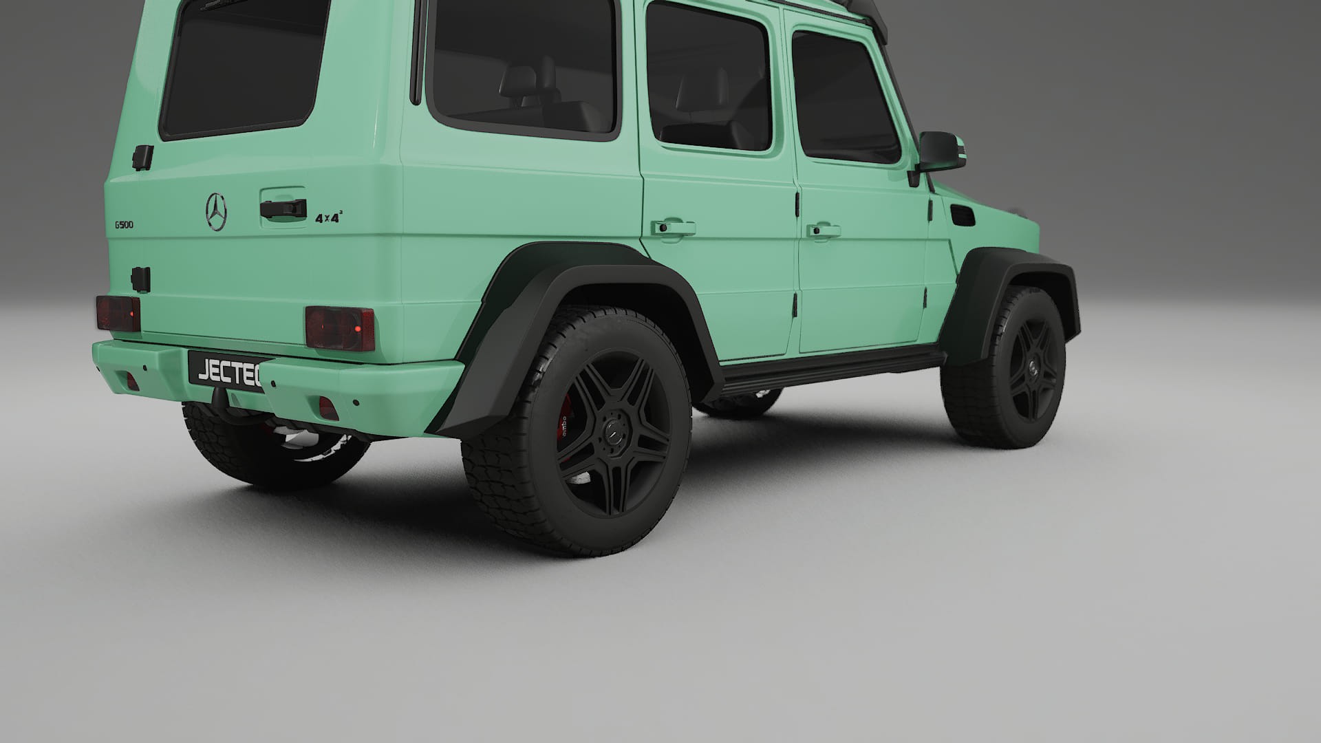 Mercedes G-class 4x4 W463 TPU Paint Protection Film | DUSTY Color Change PPF Full Pre-Cut Kit