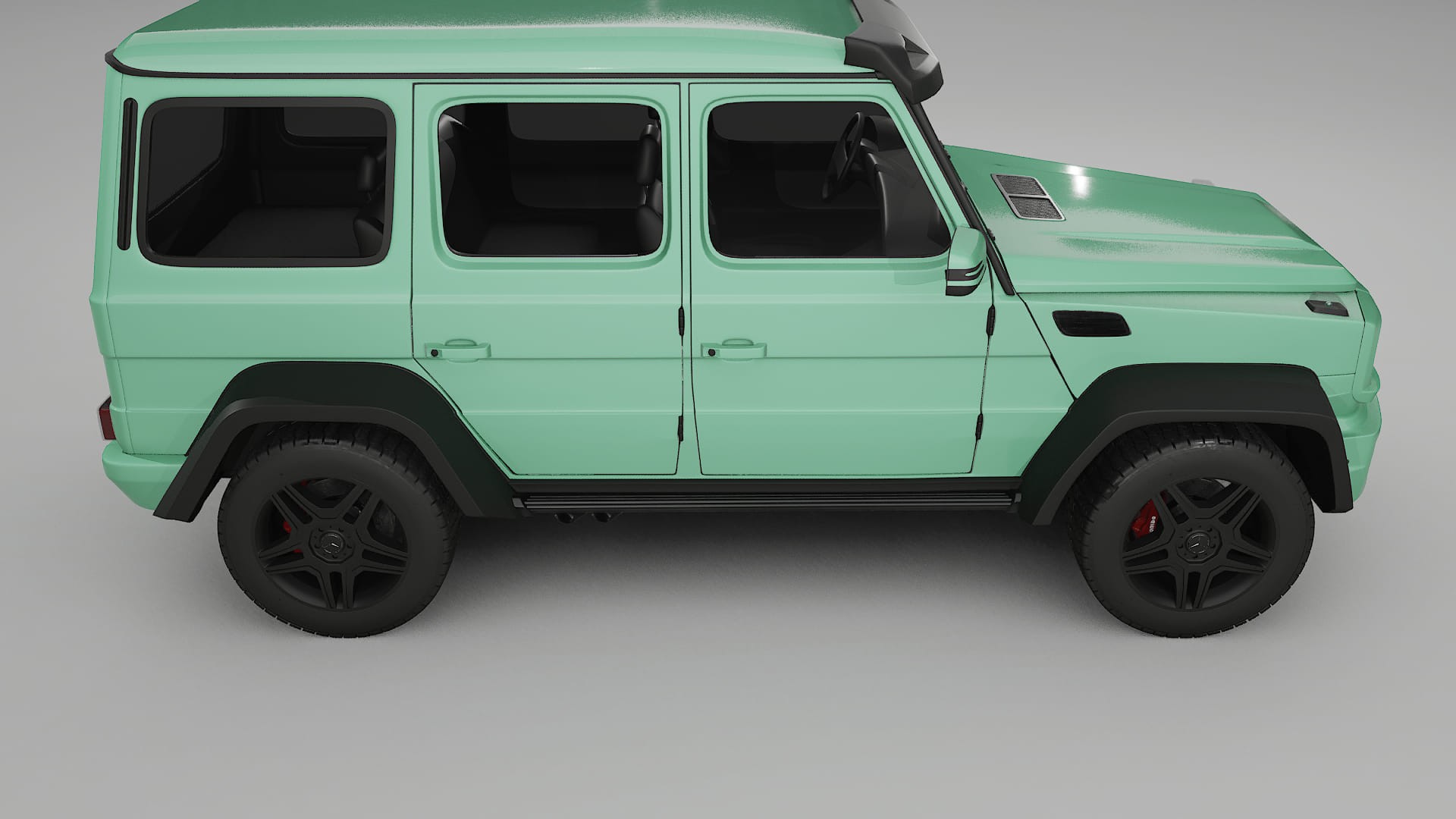 Mercedes G-class 4x4 W463 TPU Paint Protection Film | DUSTY Color Change PPF Full Pre-Cut Kit