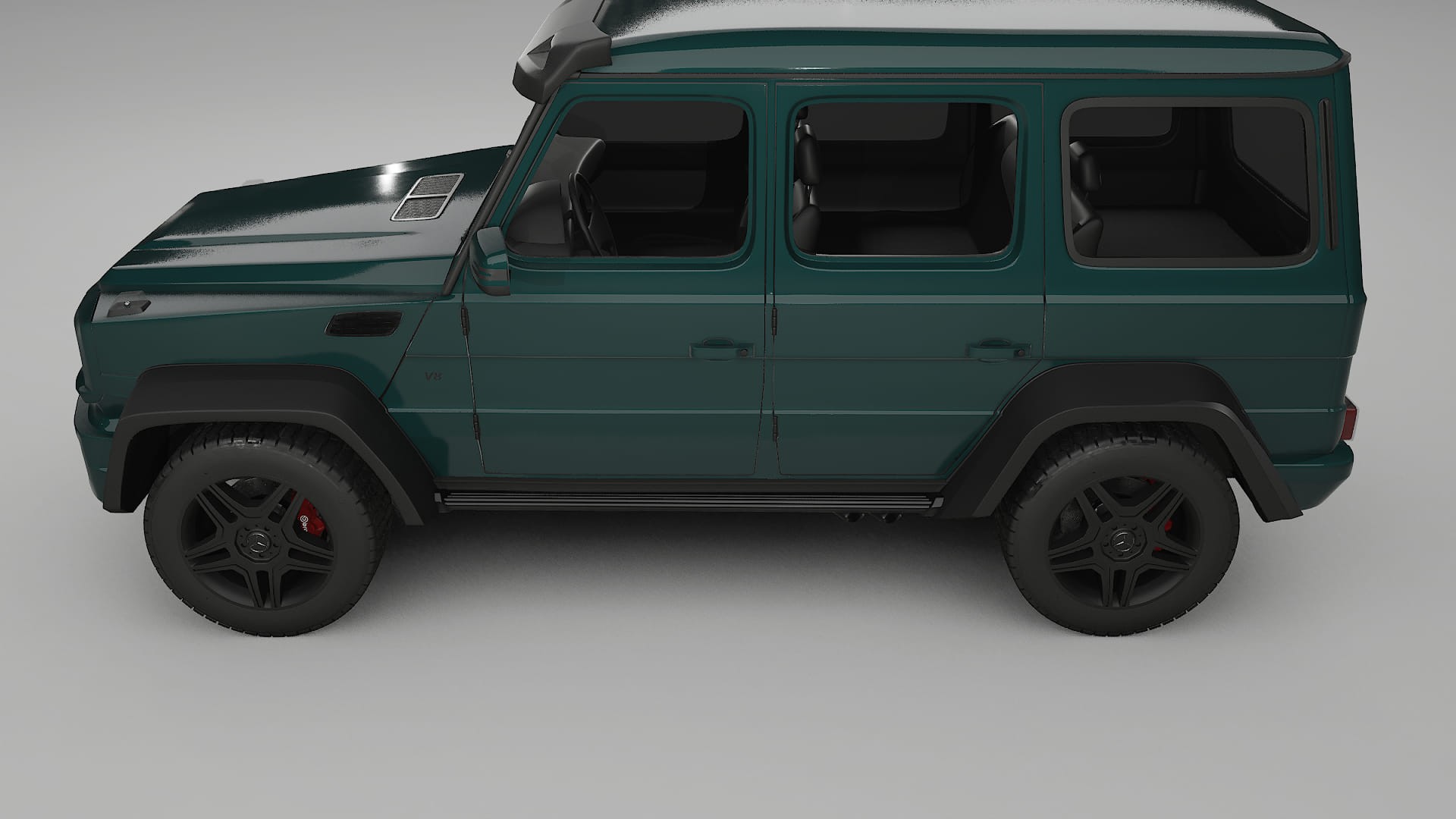 Mercedes G-class 4x4 W463 TPU Paint Protection Film | INFERNO Color Change PPF Full Pre-Cut Kit
