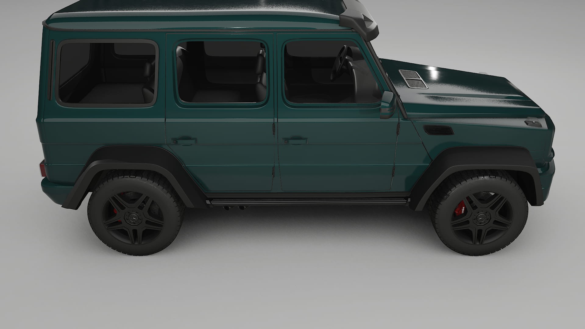 Mercedes G-class 4x4 W463 TPU Paint Protection Film | INFERNO Color Change PPF Full Pre-Cut Kit