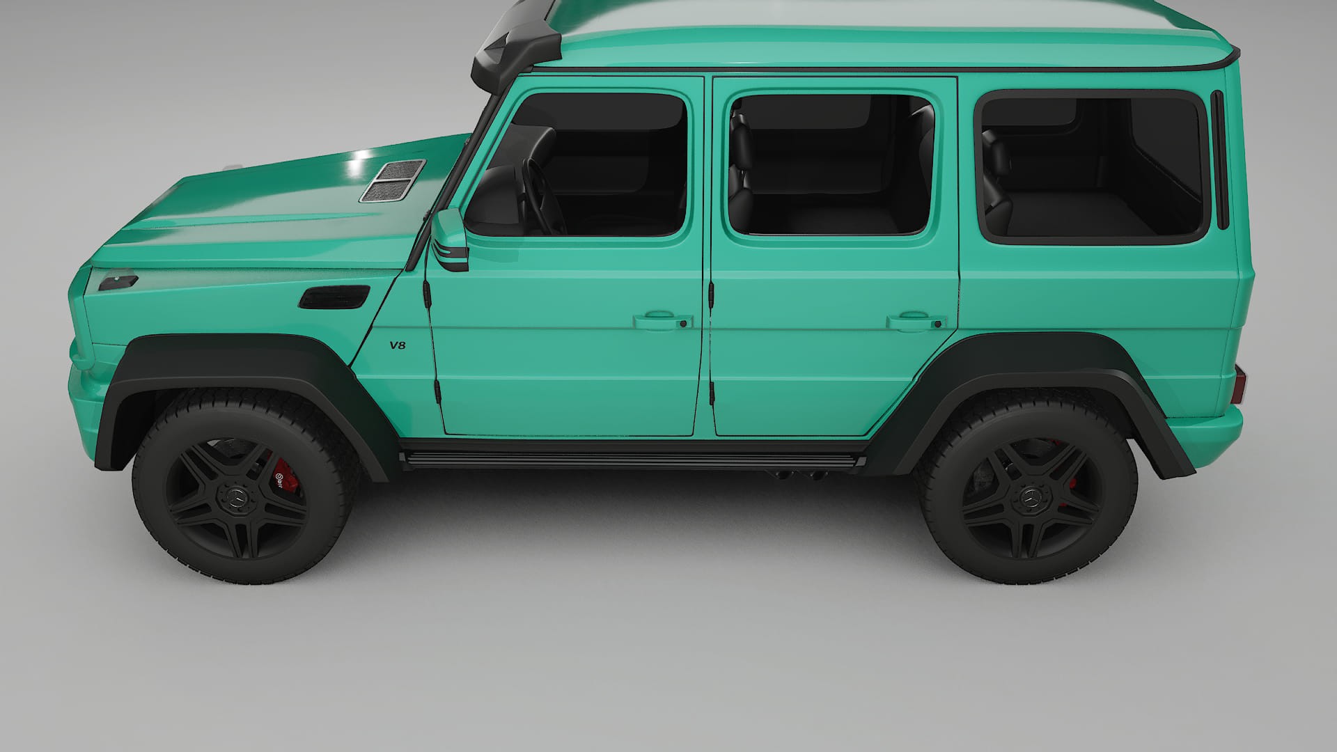 Mercedes G-class 4x4 W463 TPU Paint Protection Film | JEWEL Color Change PPF Full Pre-Cut Kit