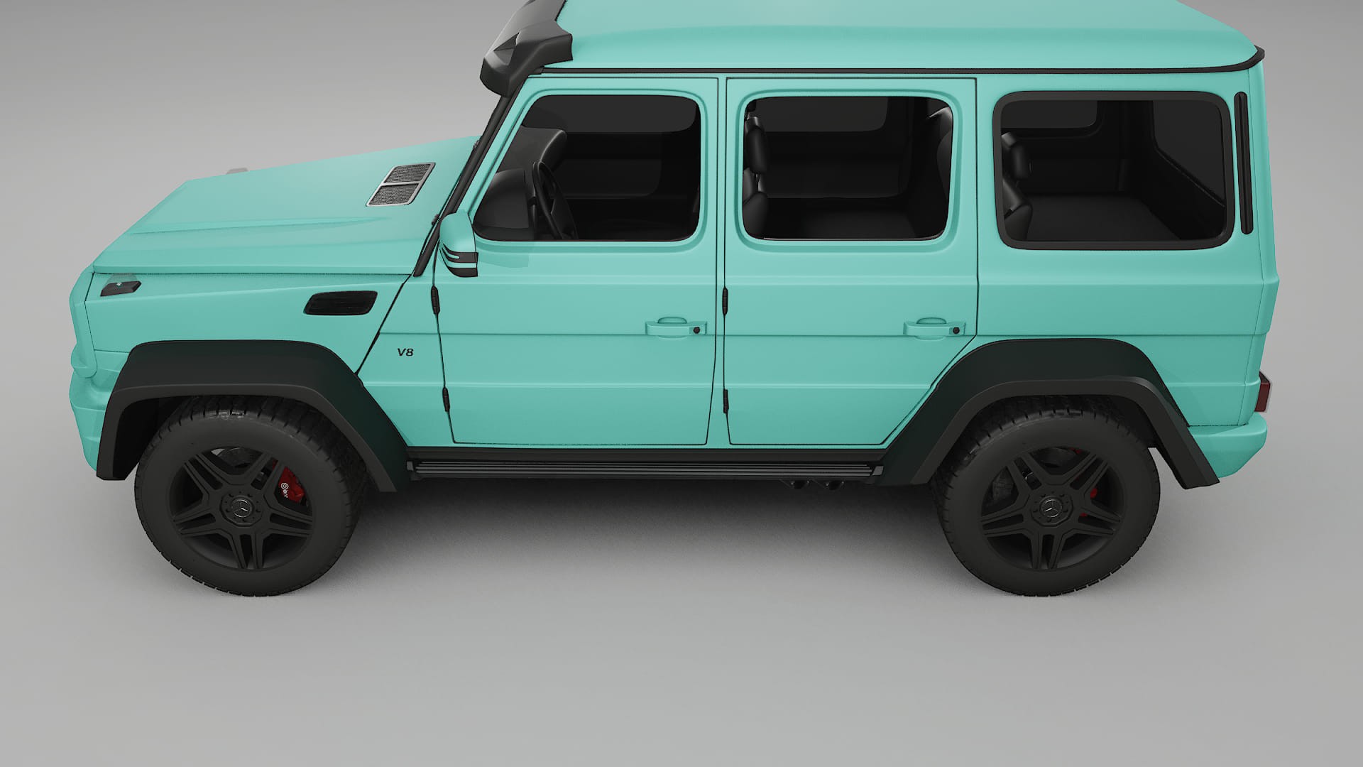 Mercedes G-class 4x4 W463 TPU Paint Protection Film | FROST Color Change PPF Full Pre-Cut Kit