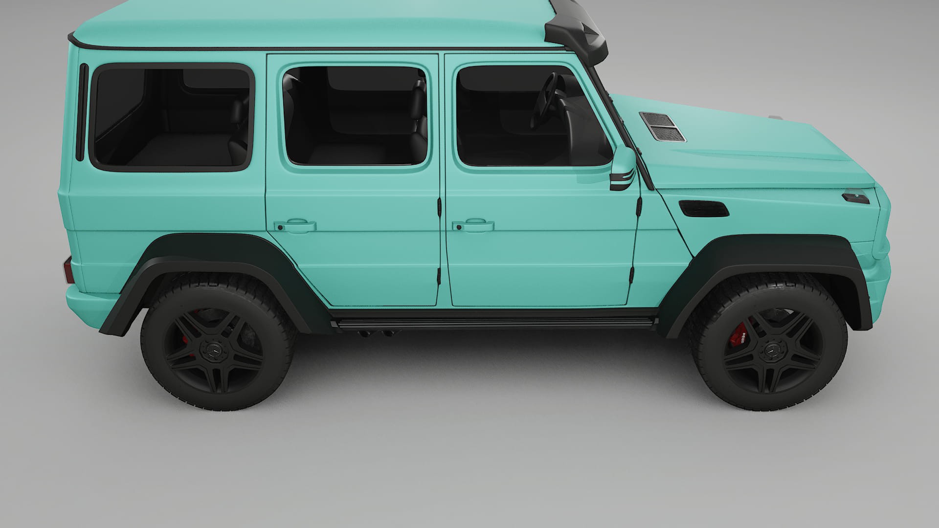 Mercedes G-class 4x4 W463 TPU Paint Protection Film | FROST Color Change PPF Full Pre-Cut Kit