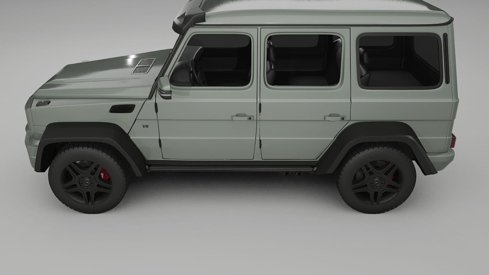 Mercedes G-class 4x4 W463 TPU Paint Protection Film | SLATE Color Change PPF Full Pre-Cut Kit