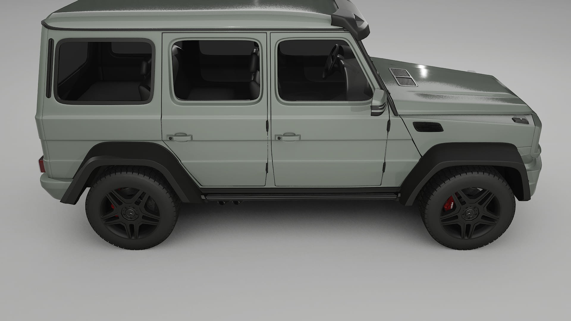 Mercedes G-class 4x4 W463 TPU Paint Protection Film | SLATE Color Change PPF Full Pre-Cut Kit