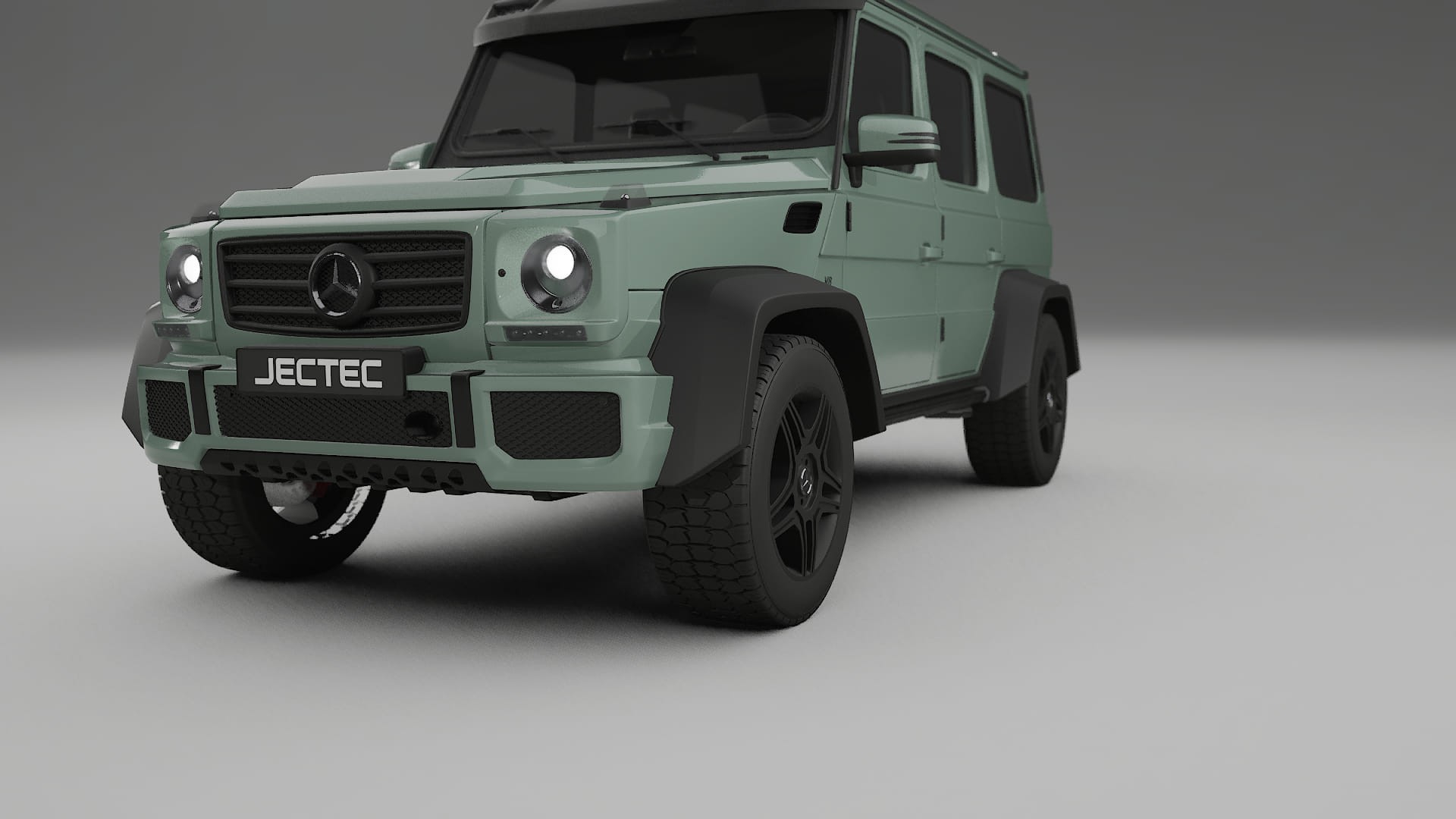 Mercedes G-class 4x4 W463 TPU Paint Protection Film | CINDER Color Change PPF Full Pre-Cut Kit