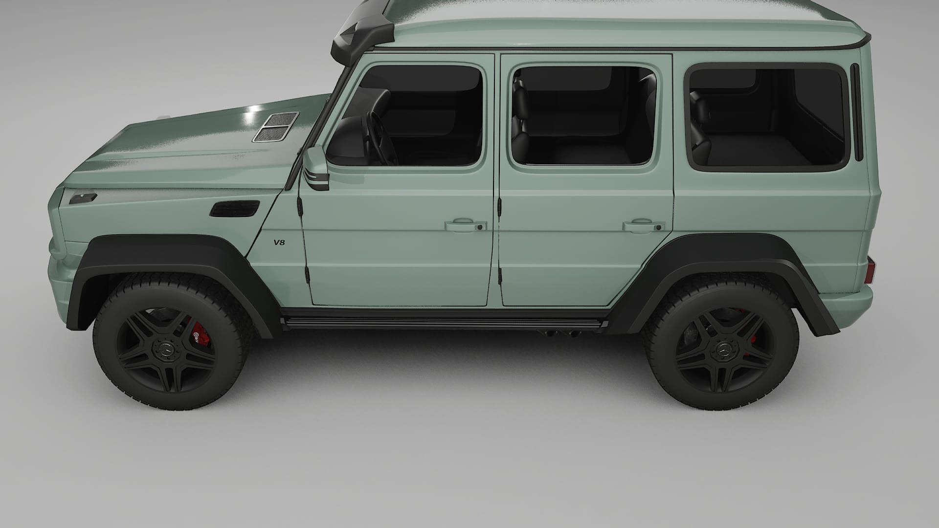 Mercedes G-class 4x4 W463 TPU Paint Protection Film | CINDER Color Change PPF Full Pre-Cut Kit