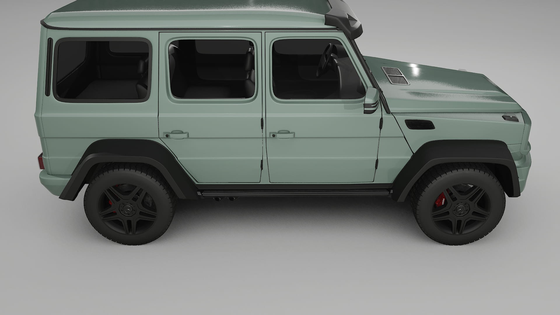 Mercedes G-class 4x4 W463 TPU Paint Protection Film | CINDER Color Change PPF Full Pre-Cut Kit