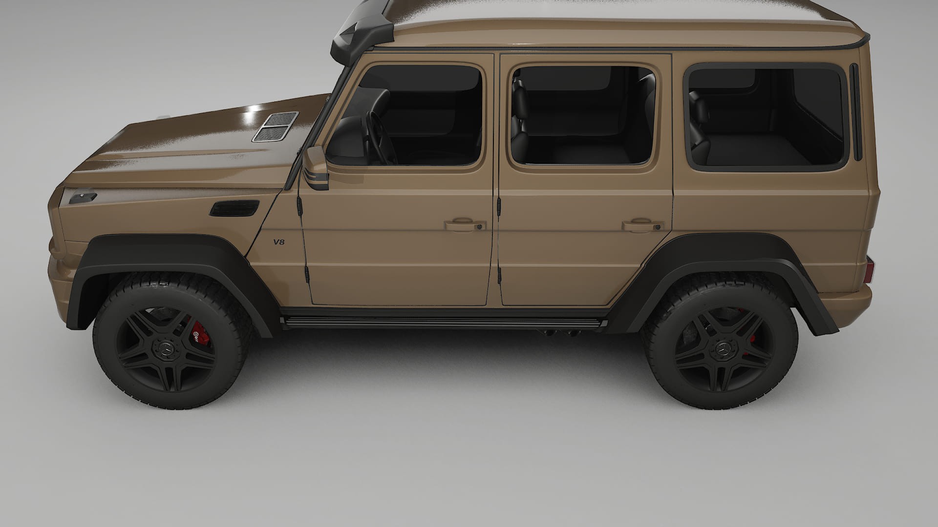 Mercedes G-class 4x4 W463 TPU Paint Protection Film | SAHARA Color Change PPF Full Pre-Cut Kit