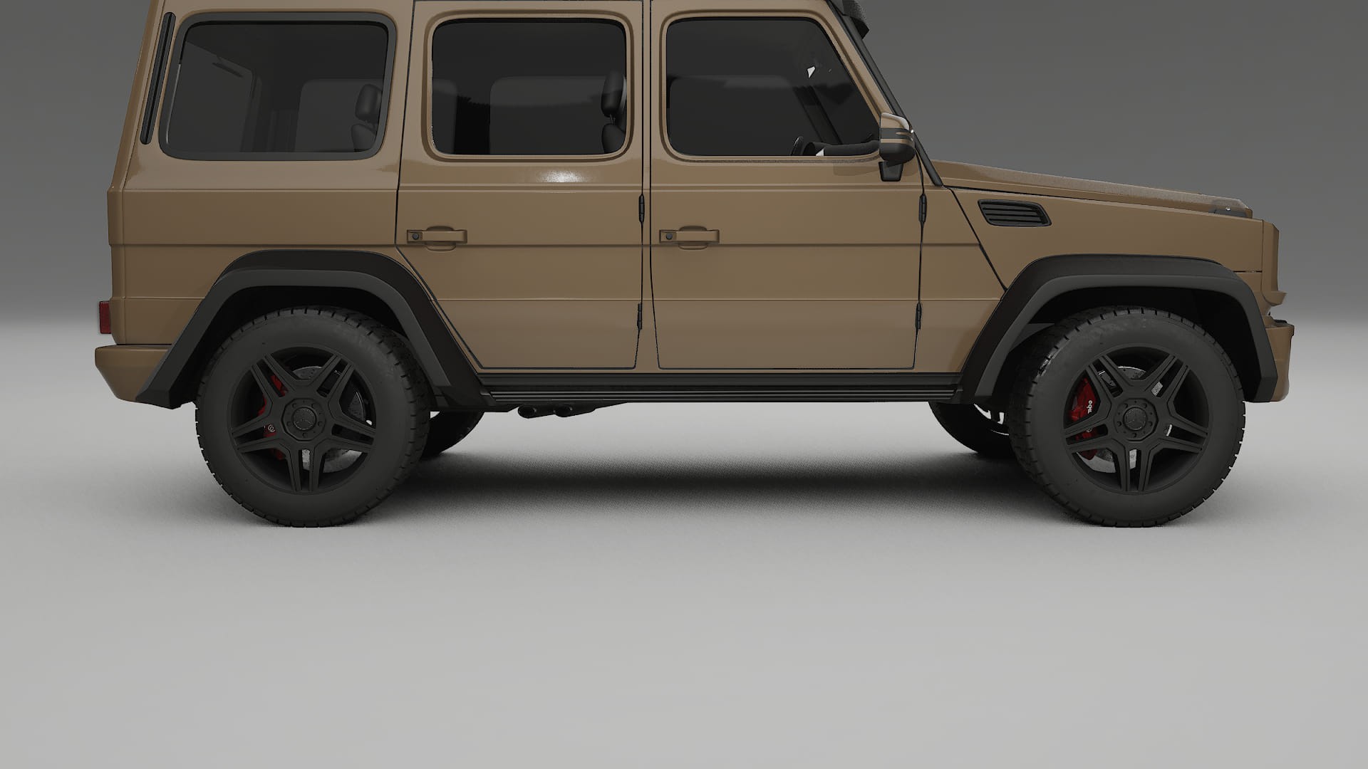 Mercedes G-class 4x4 W463 TPU Paint Protection Film | SAHARA Color Change PPF Full Pre-Cut Kit