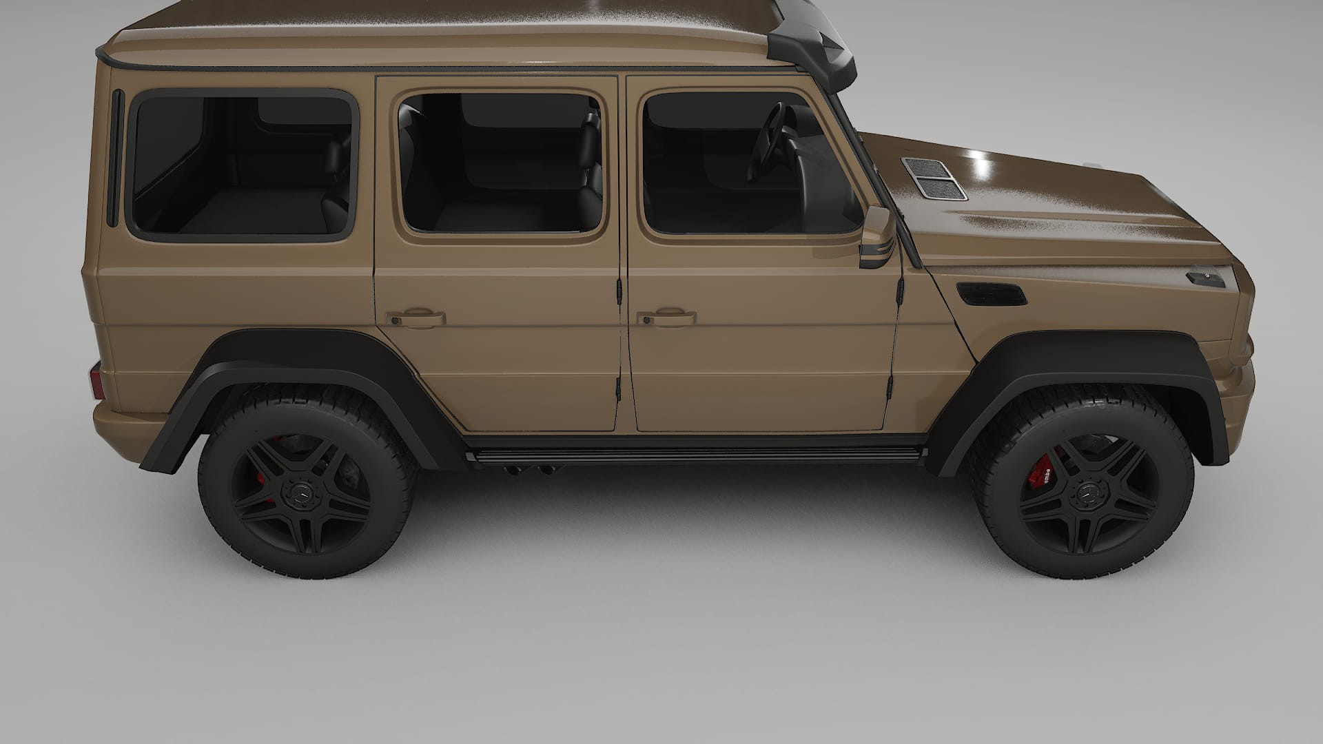 Mercedes G-class 4x4 W463 TPU Paint Protection Film | SAHARA Color Change PPF Full Pre-Cut Kit