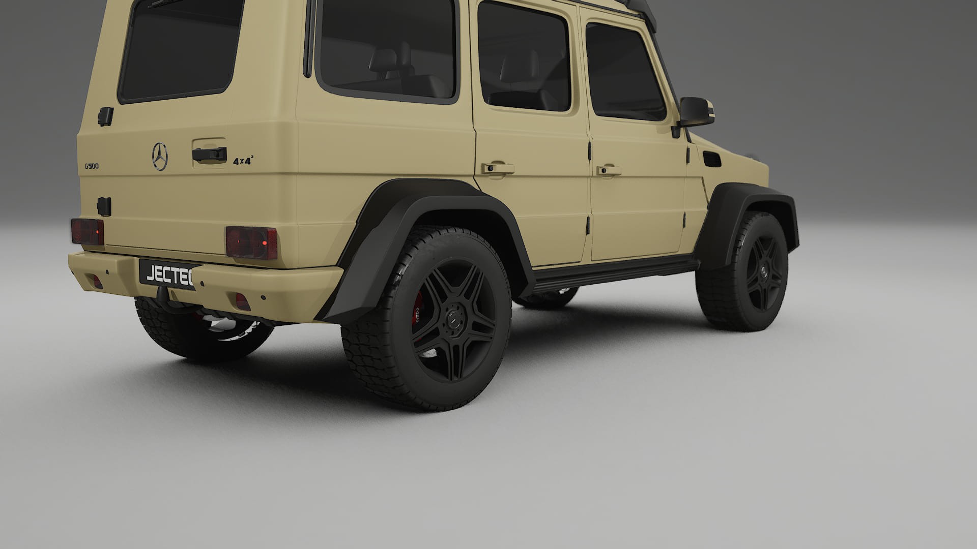 Mercedes G-class 4x4 W463 TPU Paint Protection Film | SAND Color Change PPF Full Pre-Cut Kit