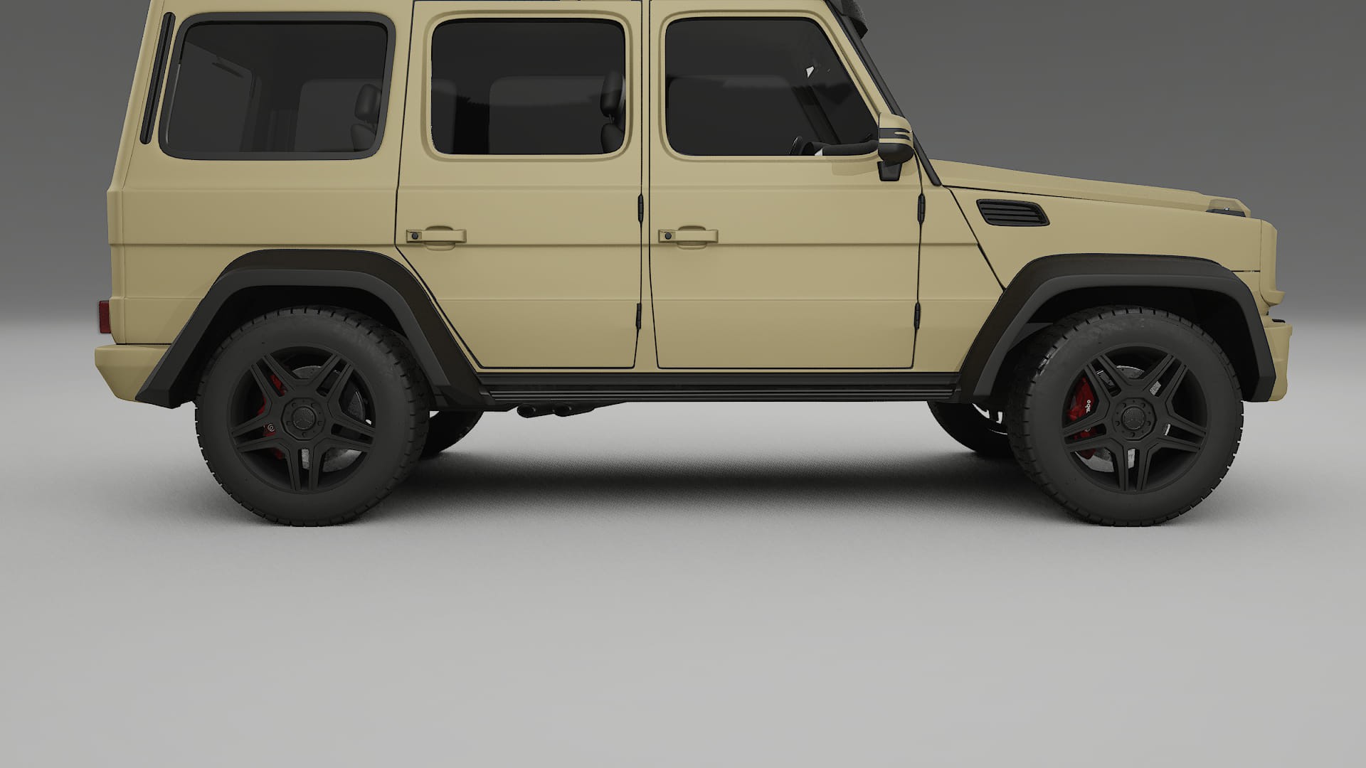 Mercedes G-class 4x4 W463 TPU Paint Protection Film | SAND Color Change PPF Full Pre-Cut Kit