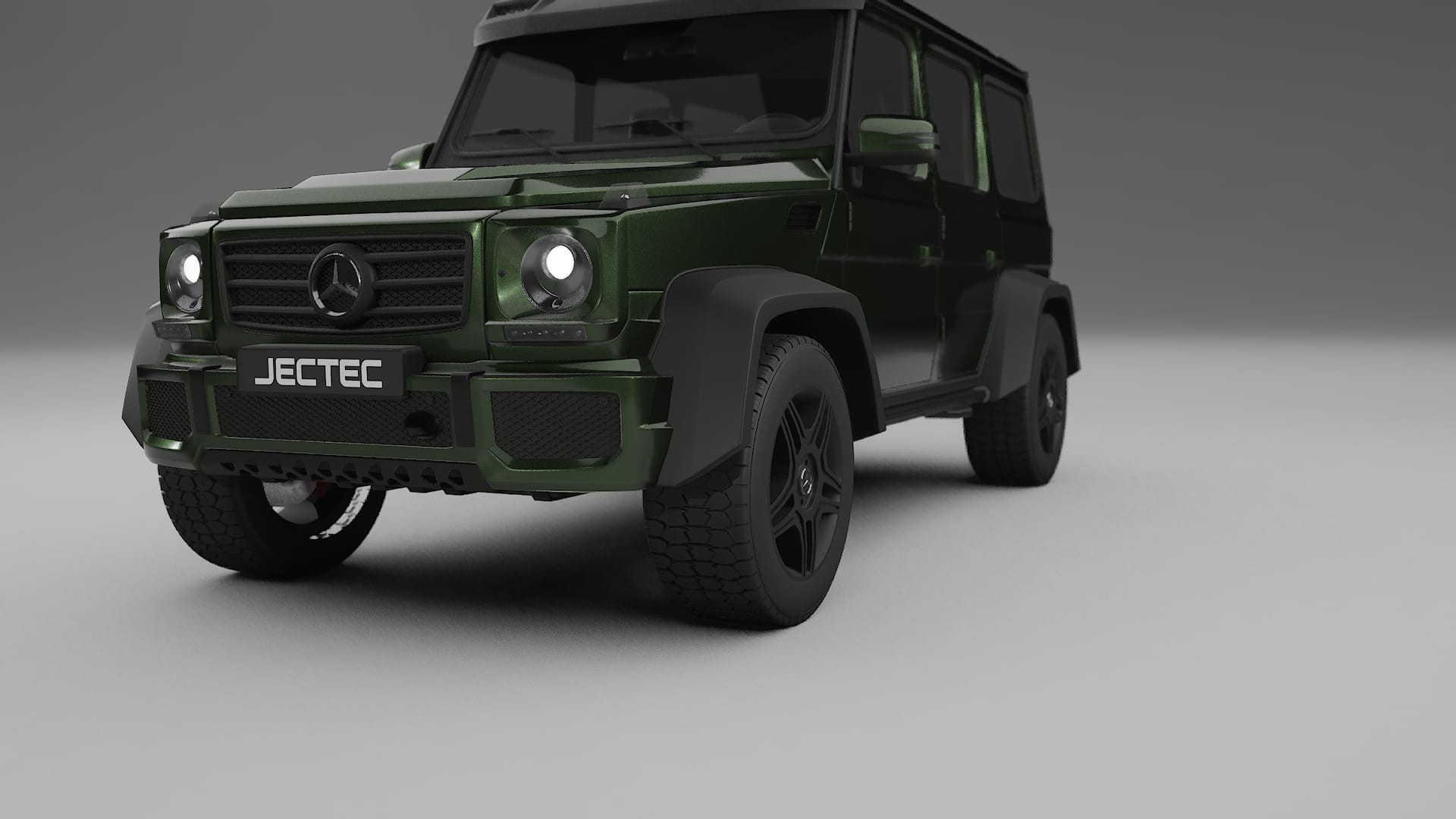 Mercedes G-class 4x4 W463 TPU Paint Protection Film | LAGOON Color Change PPF Full Pre-Cut Kit