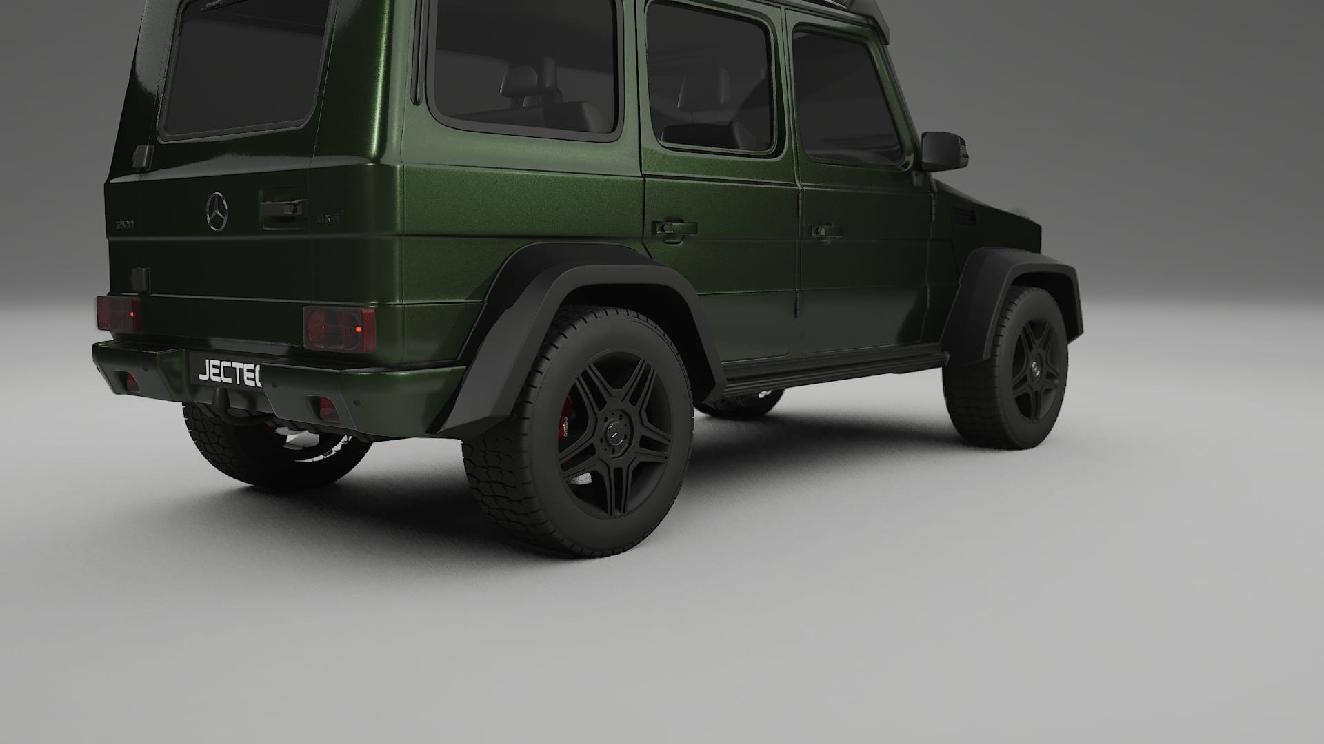 Mercedes G-class 4x4 W463 TPU Paint Protection Film | LAGOON Color Change PPF Full Pre-Cut Kit