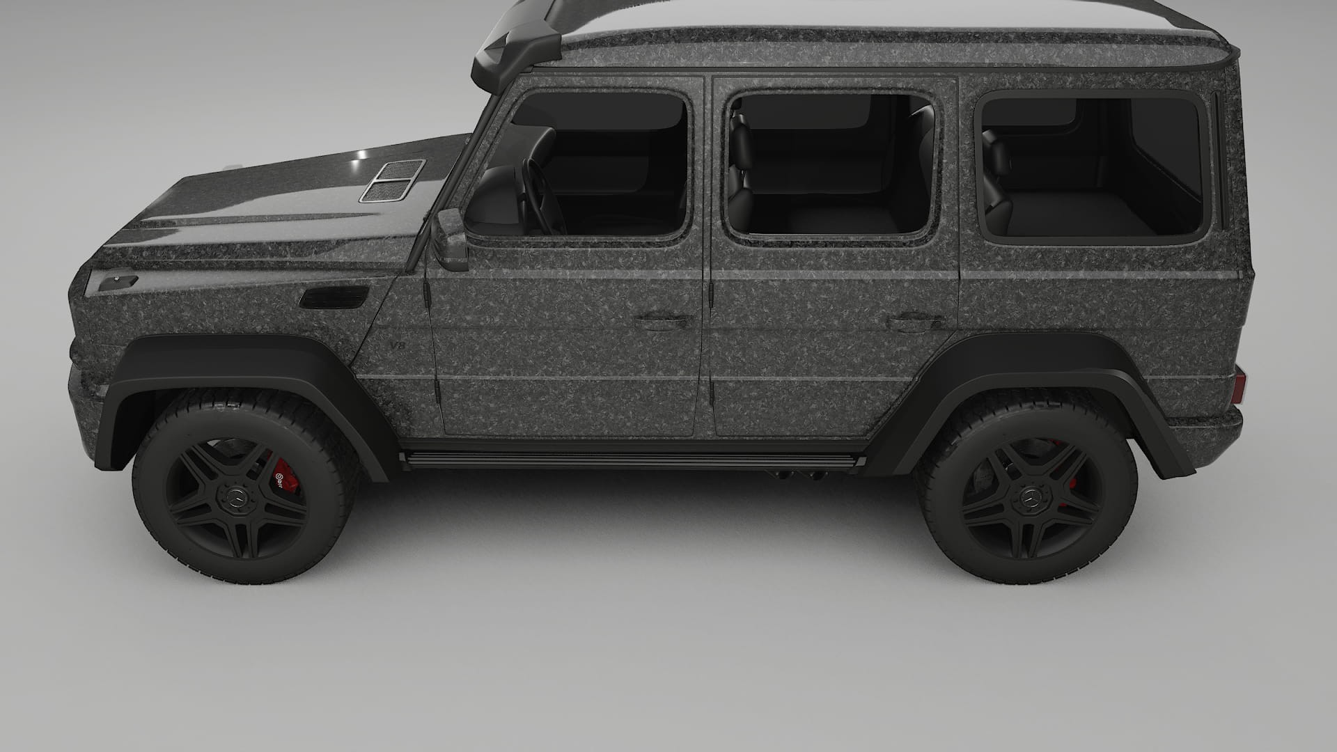 Mercedes G-class 4x4 W463 TPU Paint Protection Film | FORGED S Color Change PPF Full Pre-Cut Kit