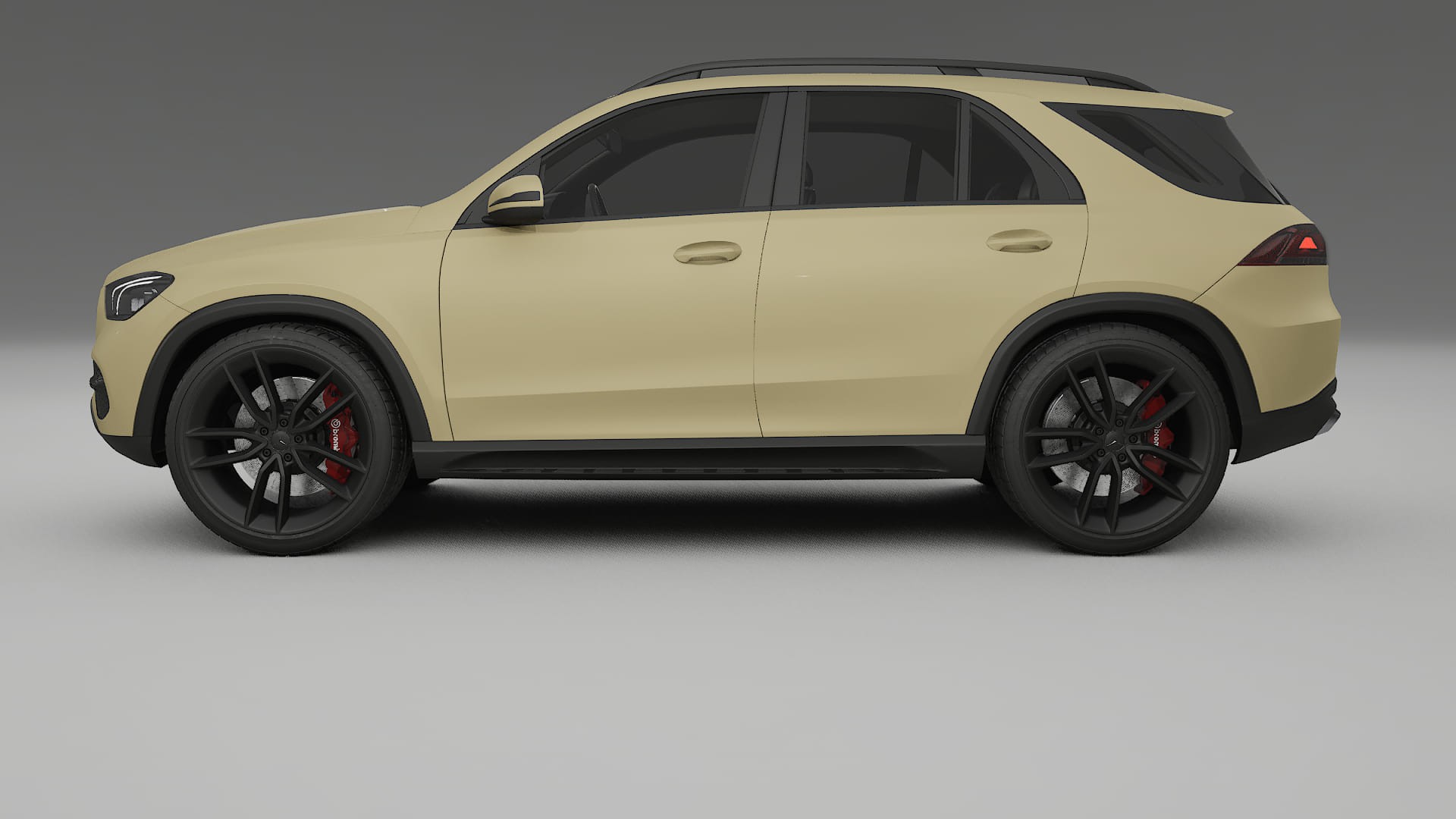 Mercedes GLE W167 TPU Paint Protection Film | SAND Color Change PPF Full Pre-Cut Kit