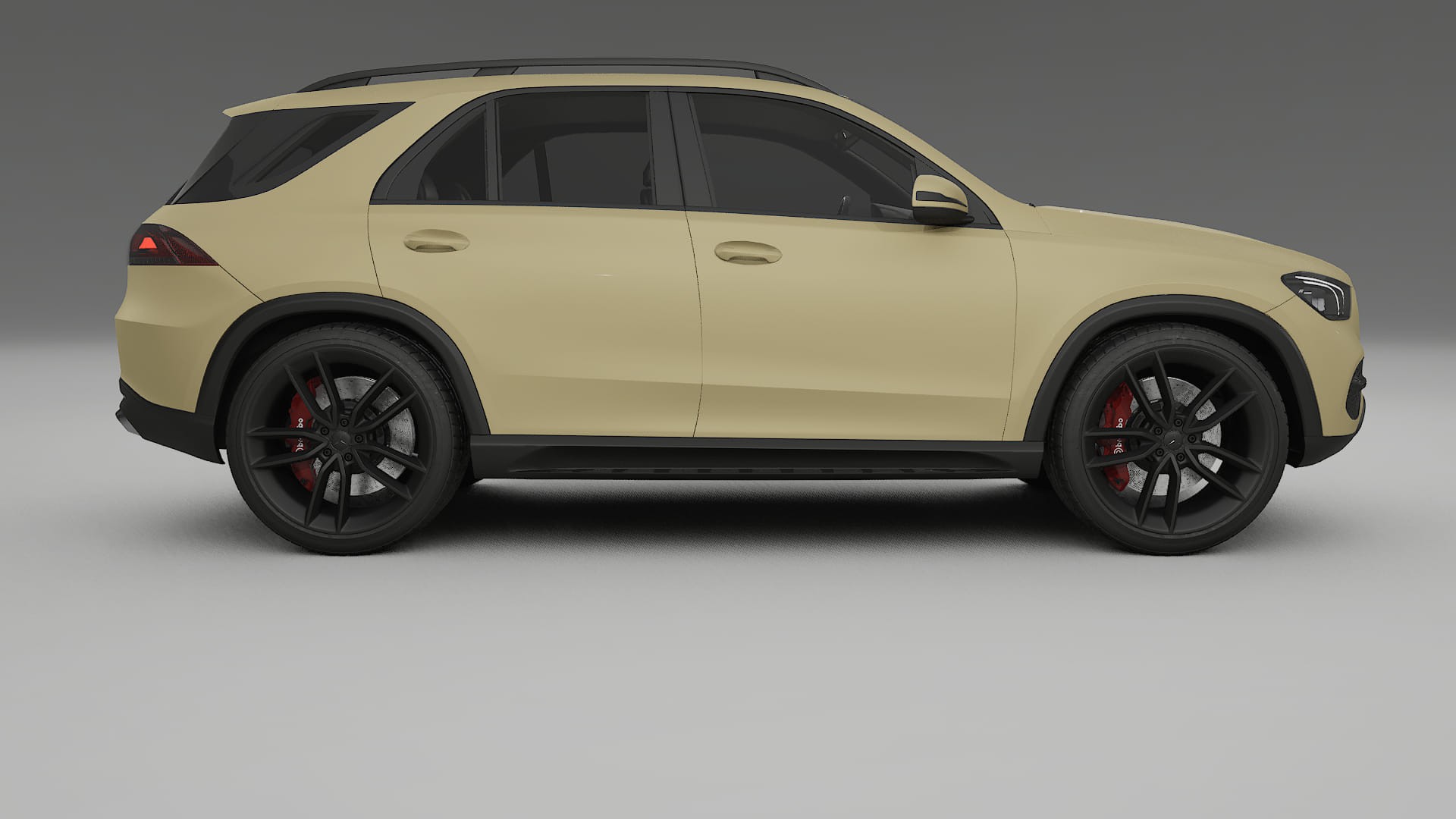 Mercedes GLE W167 TPU Paint Protection Film | SAND Color Change PPF Full Pre-Cut Kit