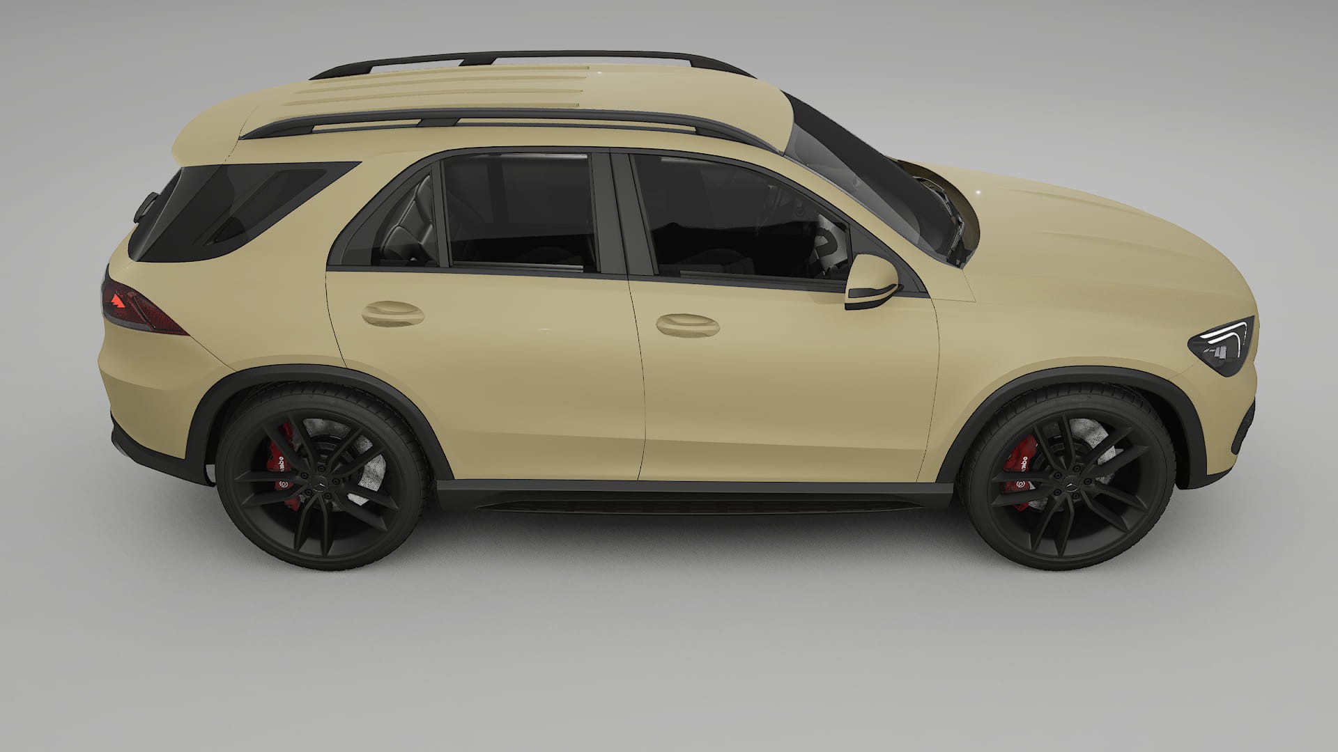 Mercedes GLE W167 TPU Paint Protection Film | SAND Color Change PPF Full Pre-Cut Kit