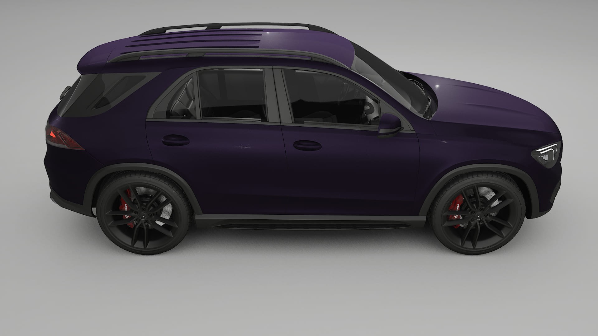 Mercedes GLE W167 TPU Paint Protection Film | VIOLET Color Change PPF Full Pre-Cut Kit