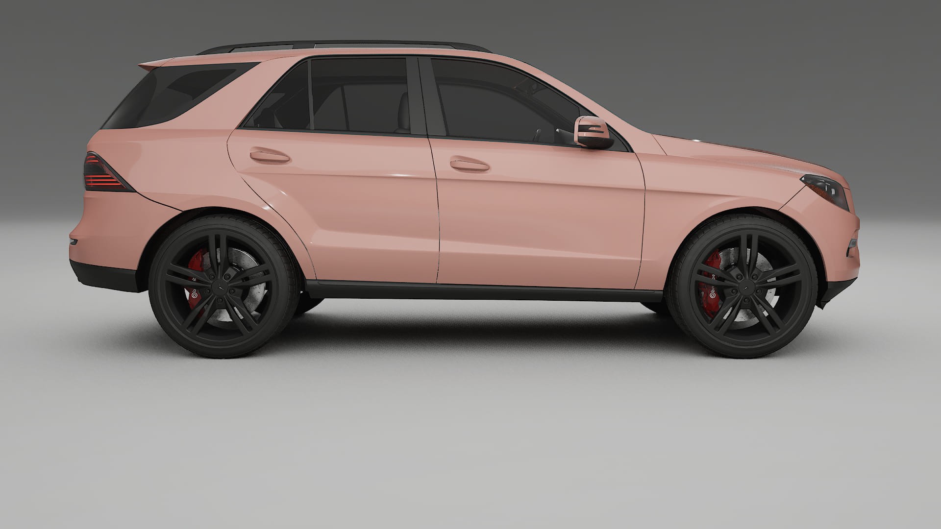 Mercedes M-class W166 TPU Paint Protection Film | BLUSH Color Change PPF Full Pre-Cut Kit