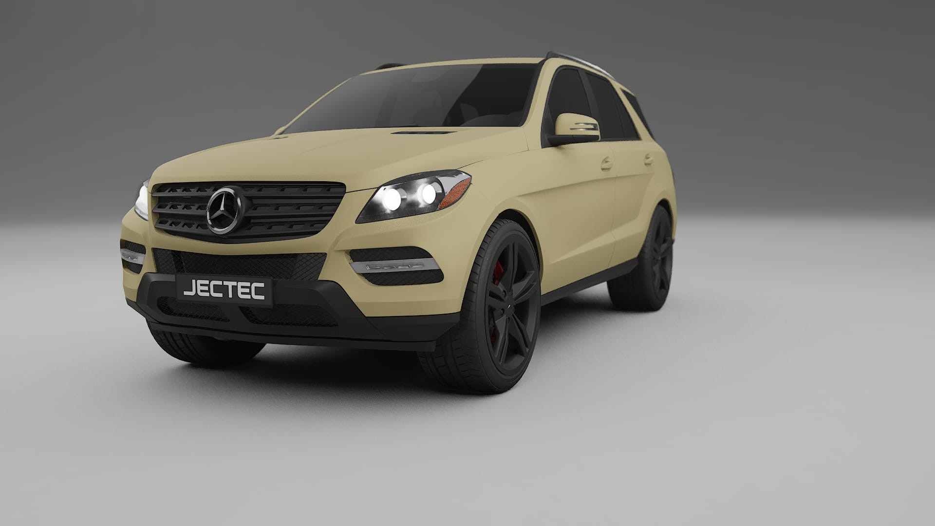 Mercedes M-class W166 TPU Paint Protection Film | SAND Color Change PPF Full Pre-Cut Kit