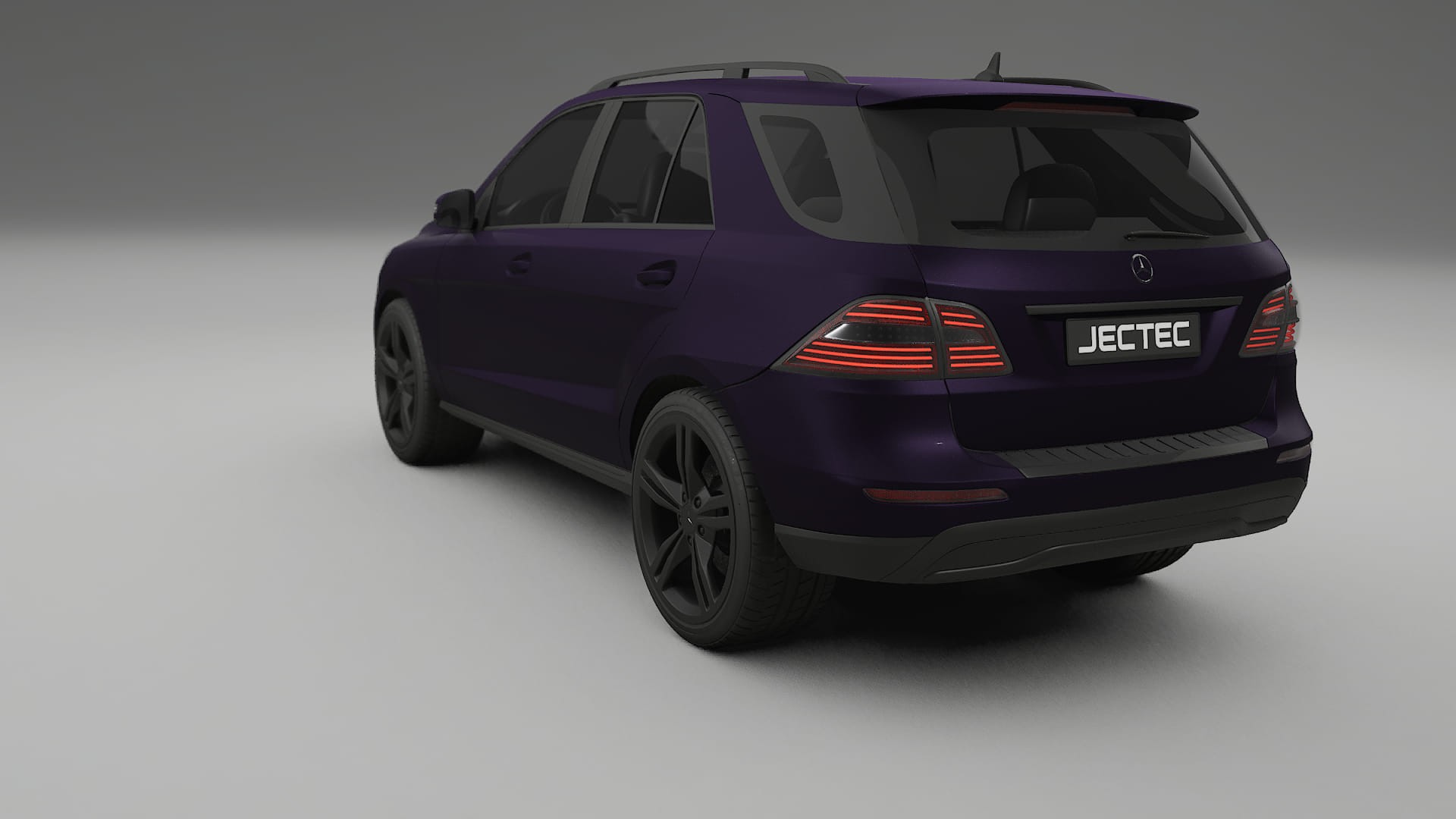 Mercedes M-class W166 TPU Paint Protection Film | VIOLET Color Change PPF Full Pre-Cut Kit