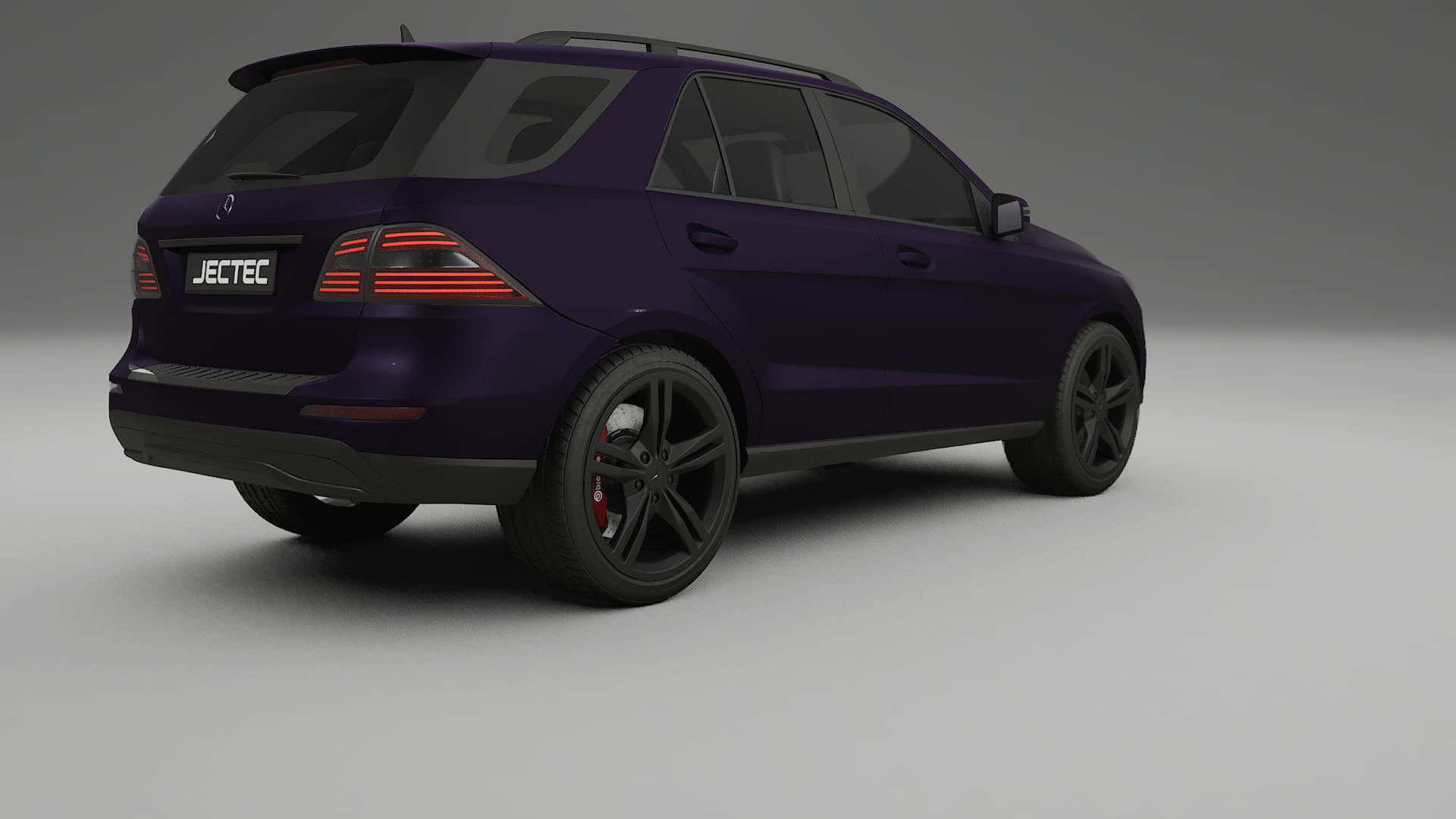 Mercedes M-class W166 TPU Paint Protection Film | VIOLET Color Change PPF Full Pre-Cut Kit