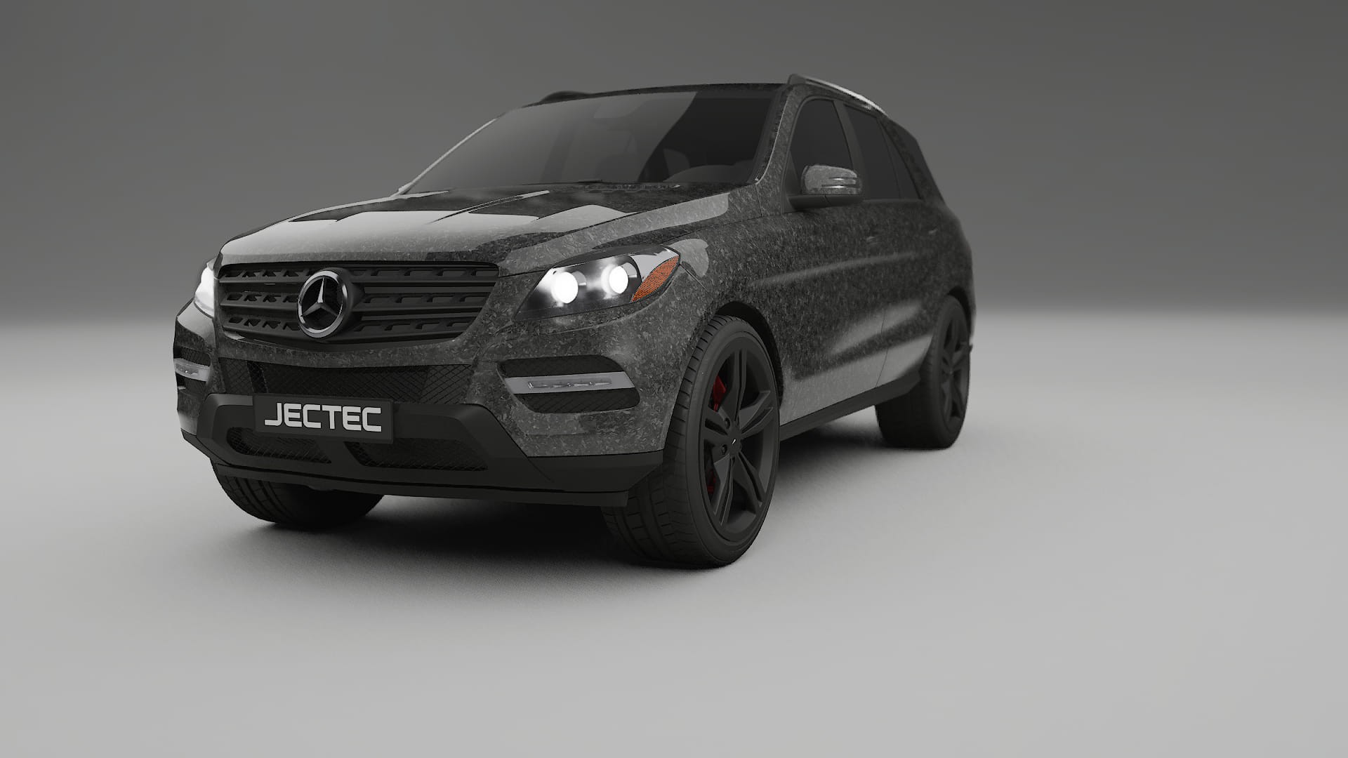 Mercedes M-class W166 TPU Paint Protection Film | FORGED S Color Change PPF Full Pre-Cut Kit 2