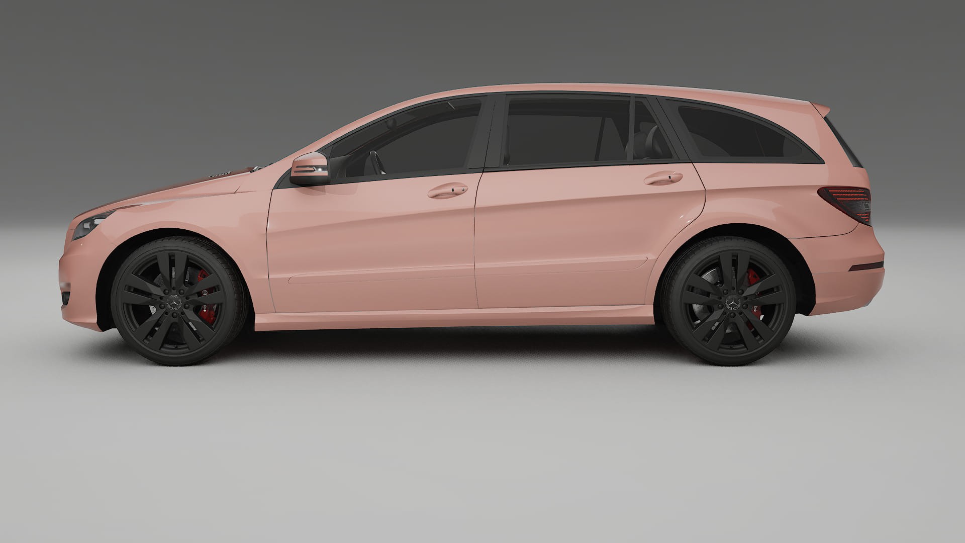 Mercedes R-class W251 facelift LCI TPU Paint Protection Film | BLUSH Color Change PPF Full Pre-Cut Kit