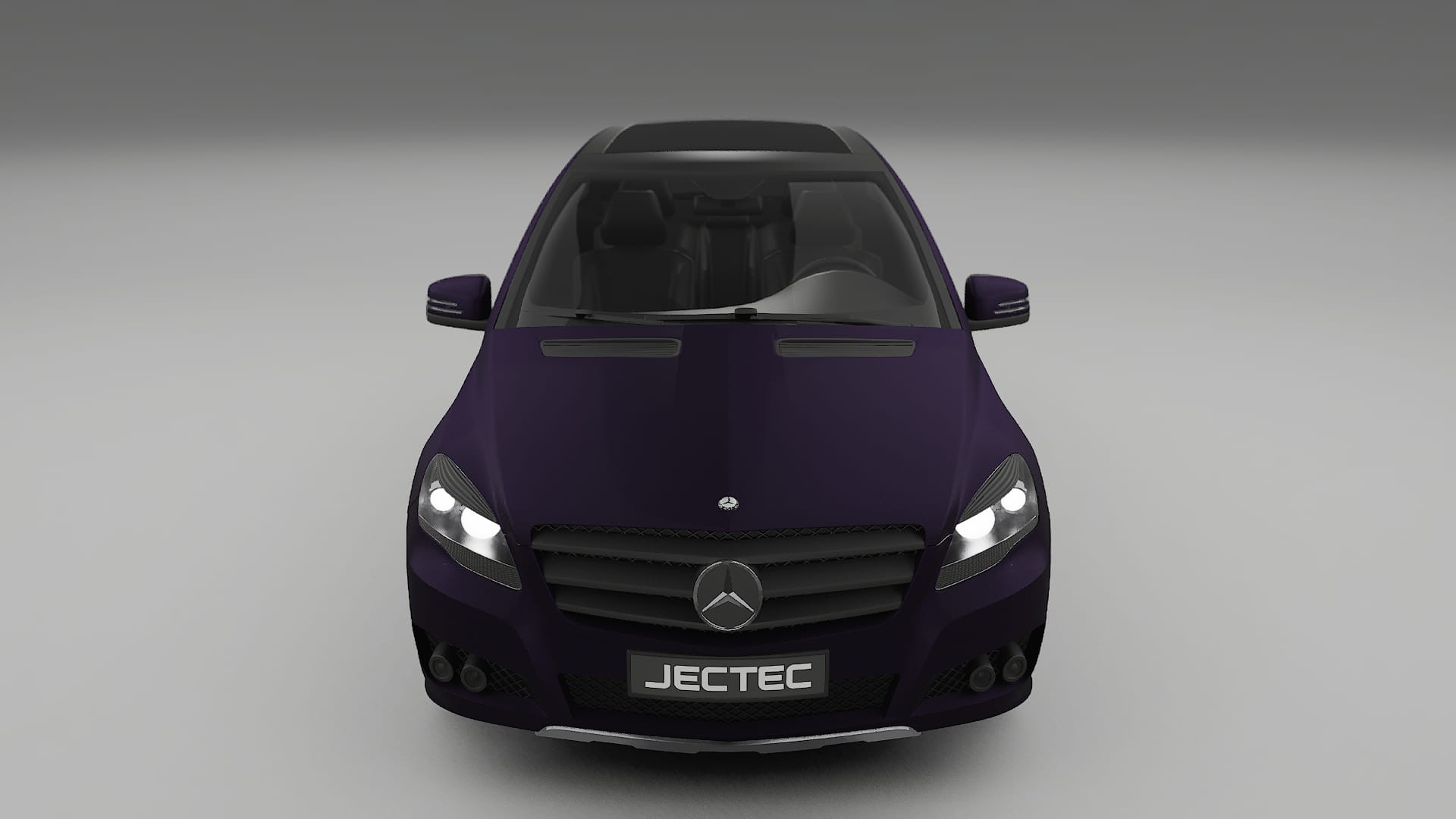 Mercedes R-class W251 facelift LCI TPU Paint Protection Film | VIOLET Color Change PPF Full Pre-Cut Kit