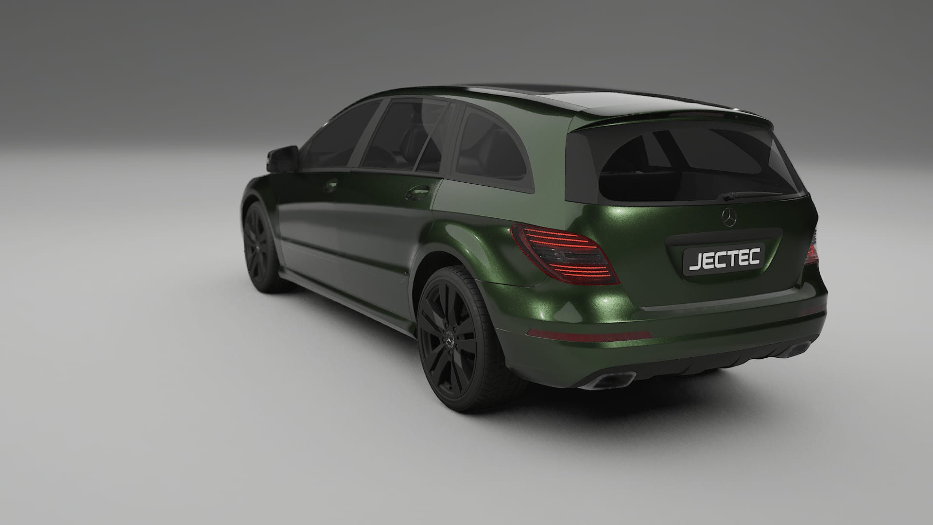Mercedes R-class W251 facelift LCI TPU Paint Protection Film | LAGOON Color Change PPF Full Pre-Cut Kit