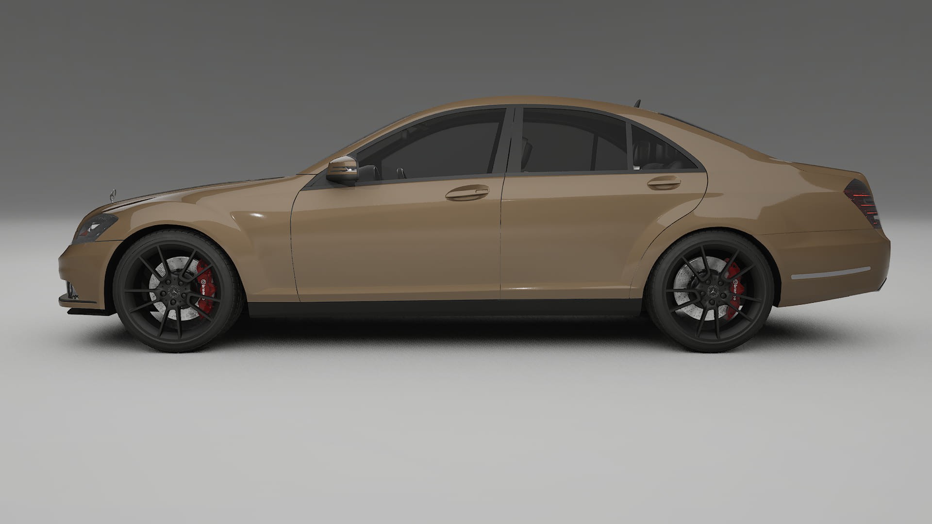 Mercedes S-class W221 facelift LCI TPU Paint Protection Film | SAHARA Color Change PPF Full Pre-Cut Kit
