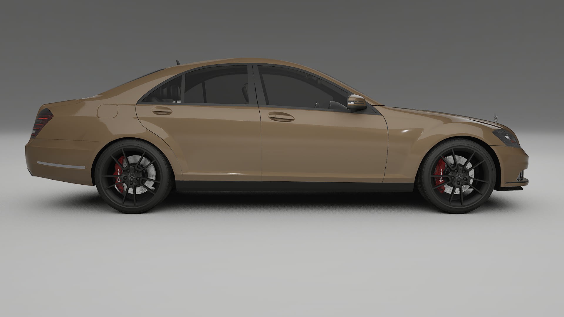 Mercedes S-class W221 facelift LCI TPU Paint Protection Film | SAHARA Color Change PPF Full Pre-Cut Kit