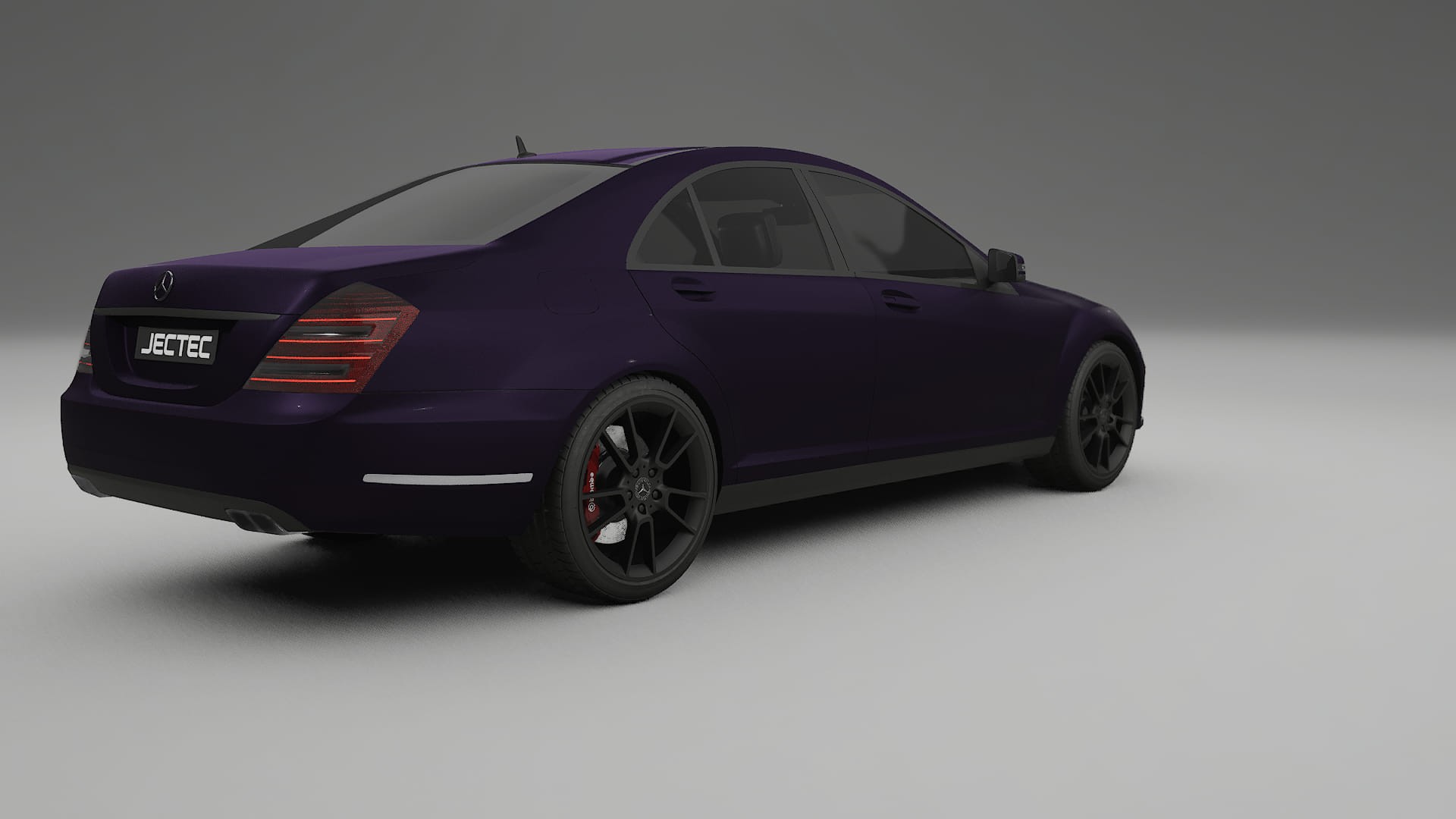 Mercedes S-class W221 facelift LCI TPU Paint Protection Film | VIOLET Color Change PPF Full Pre-Cut Kit