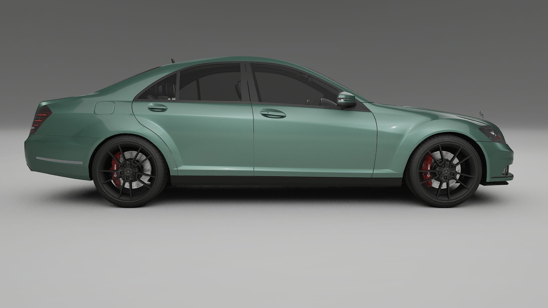 Mercedes S-class W221 facelift LCI TPU Paint Protection Film | EVERGREEN Color Change PPF Full Pre-Cut Kit